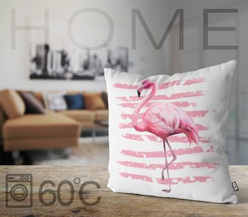 Kissenbezug, VOID, Sofa-Kissen Pink Power Outdoor Indoor flamingo strand urlaub