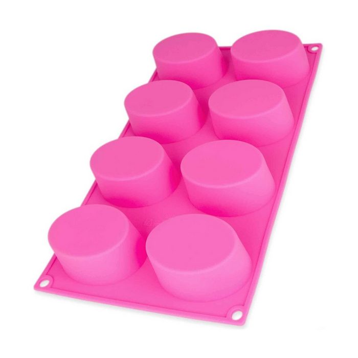 wisefood Backform Silikonform Ovale - pink 30x17x3cm (1-tlg)