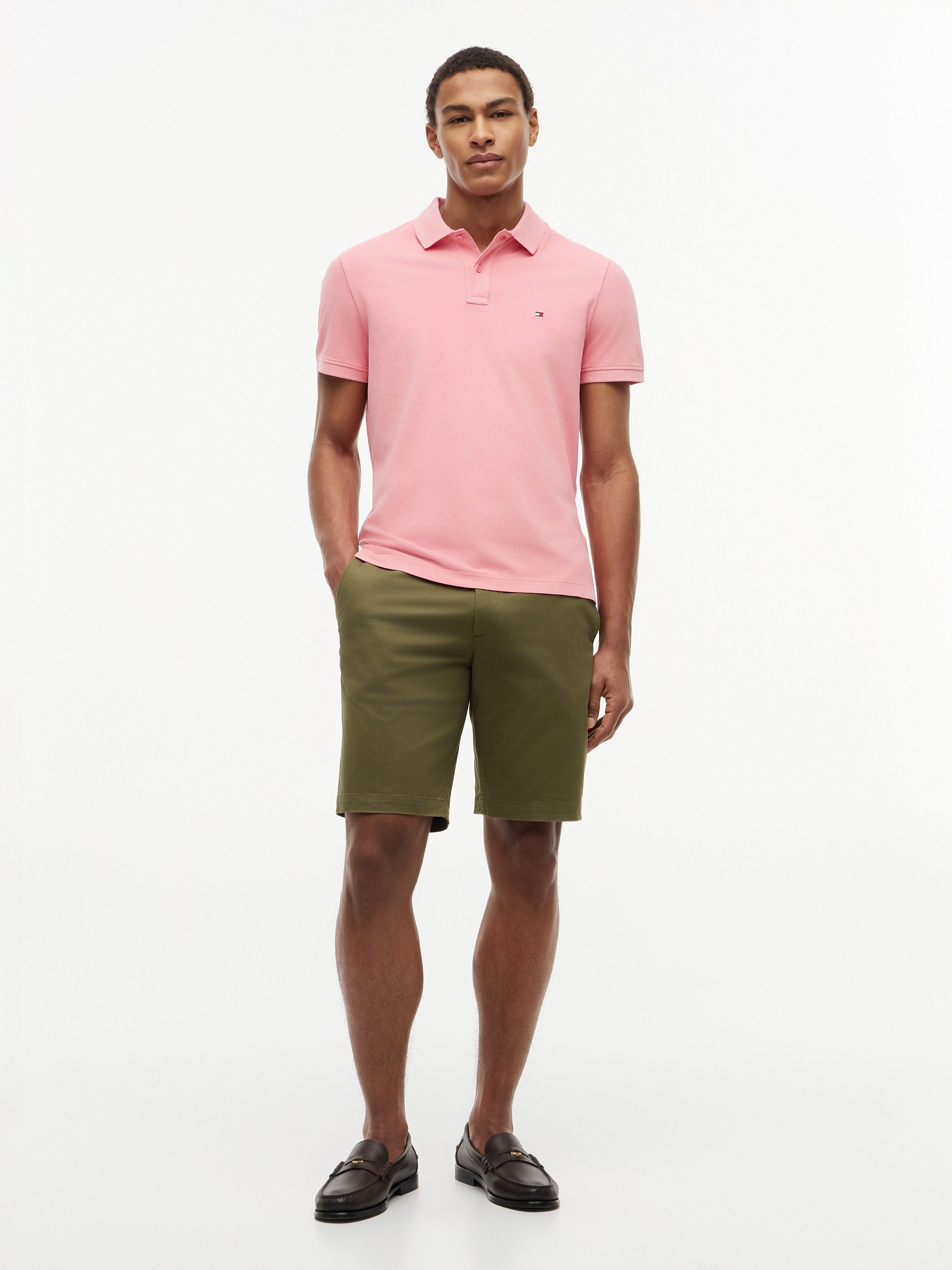 Tommy Hilfiger Poloshirt GARMENT DYE REG POLO leicht gewaschene Optik – Bild 4 von 5