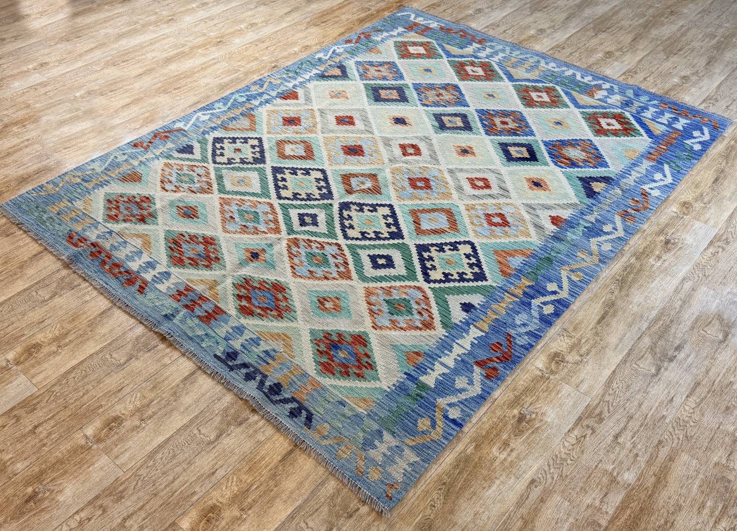 Rug Studios Teppich KELIM ORIGINAL HANDGEARBEITET, Rechteckig, Höhe: 5 mm, Handgefertigt, 182 x 242 cm, Multi