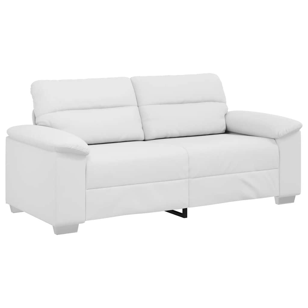 vidaXL Sofa 2-Sitzer-Sofa Weiß 140 cm günstig online kaufen
