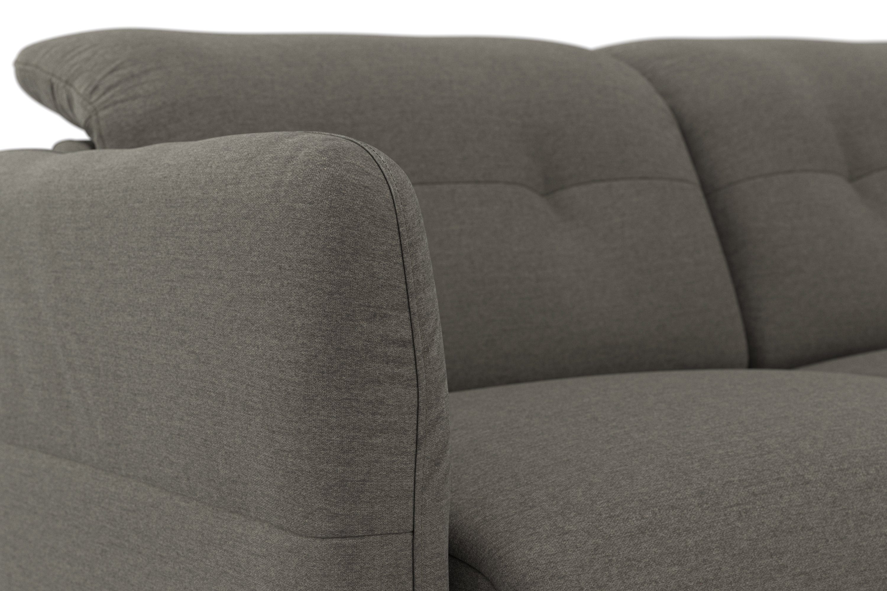 sit&more Ecksofa Wahlweise Scandia, Kopfteilverstellung Armteilfunktion mit und