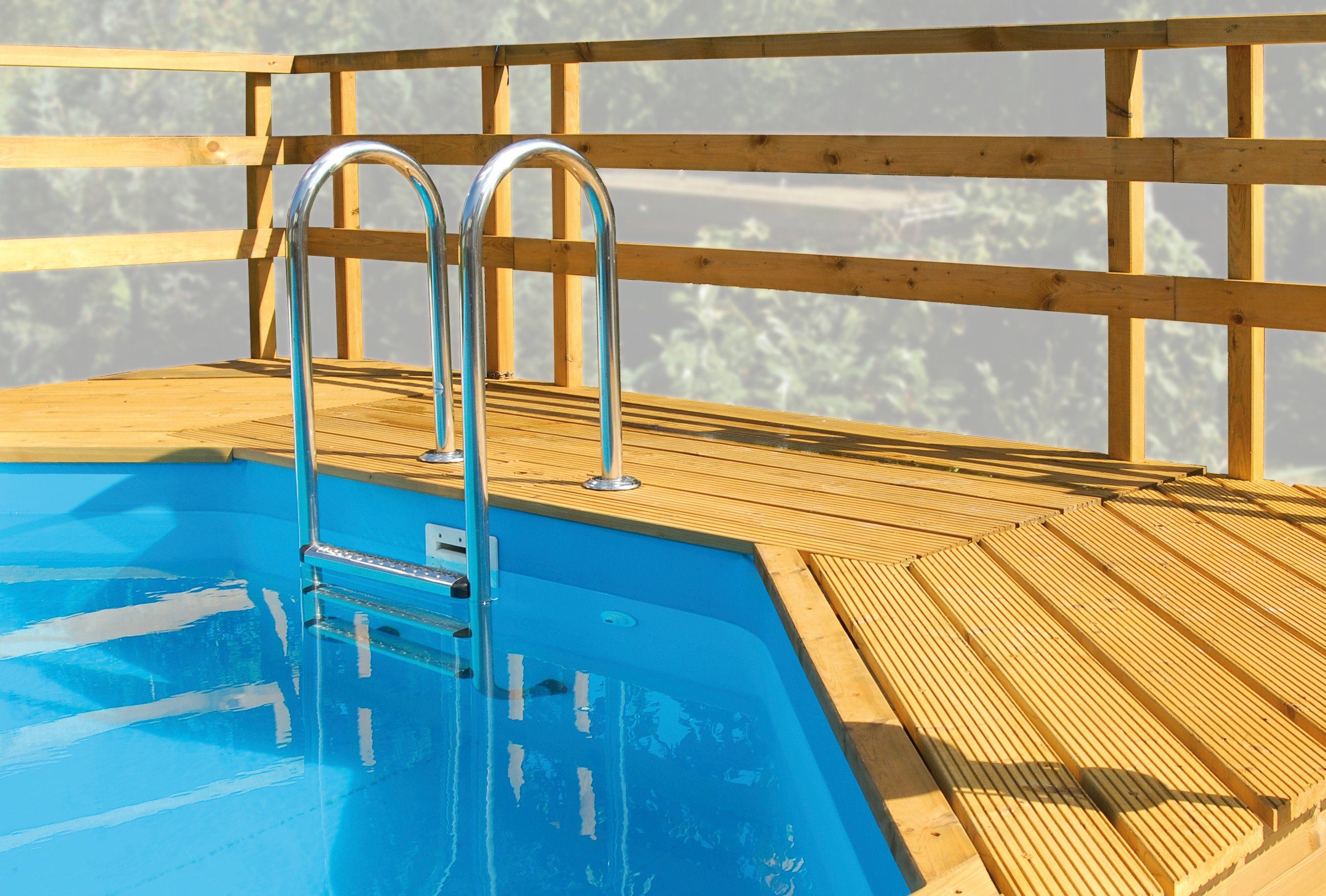 weka Terrasse Sonnendeck, BxT:215x111 cm, für »Mali 4« und »Mali 5«