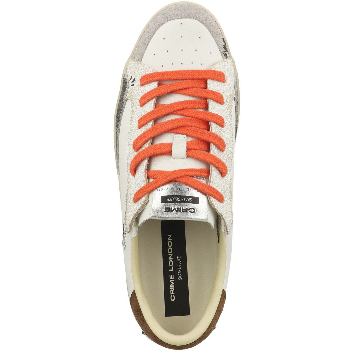 CRIME LONDON SK8 DELUXE Herren Sneaker Turnschuhe, Sportschuhe, Freizeitschuhe, Halbschuhe, Schnürschuhe