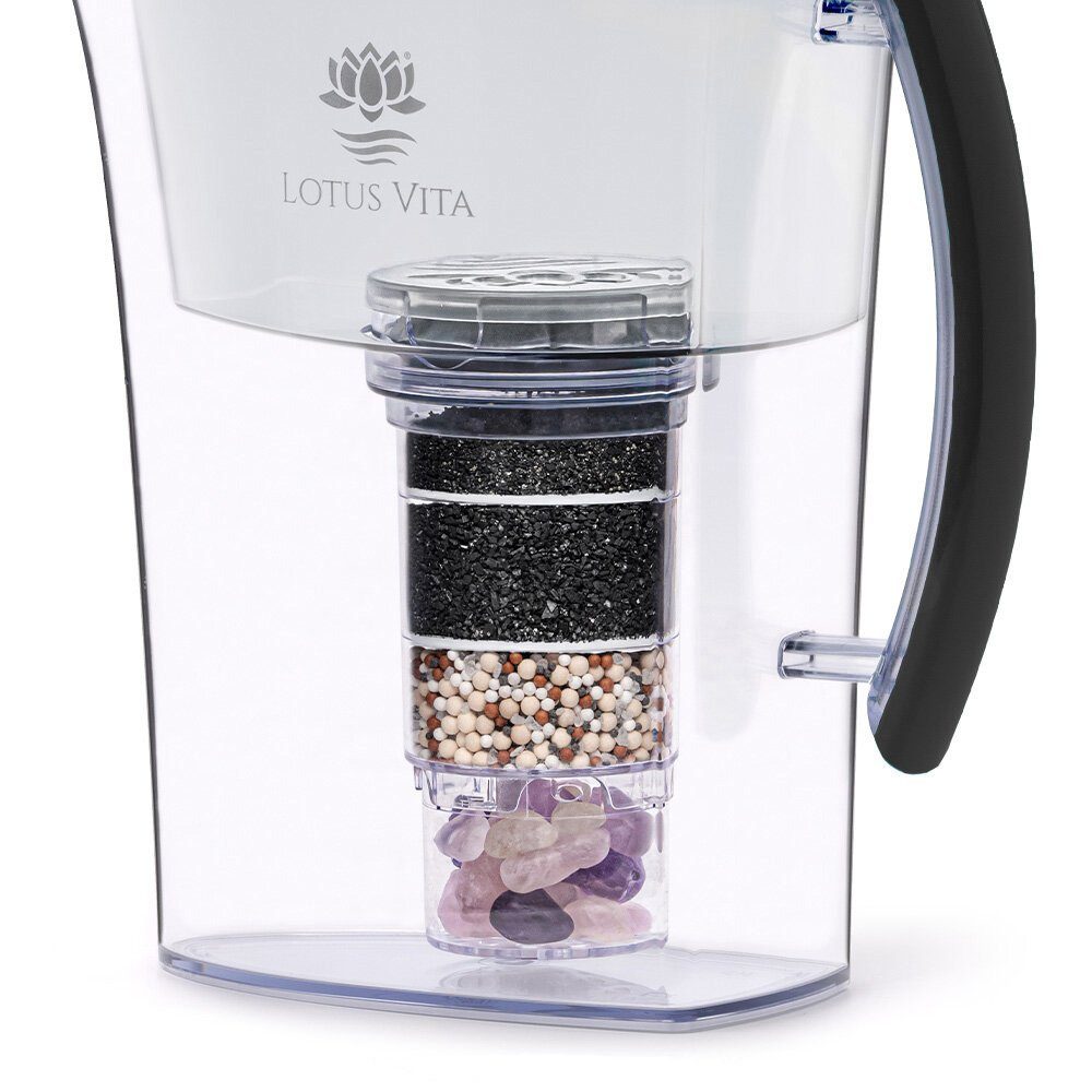Lotus Vita Wasserfilter Kanne Lotus 1,6L - Natura Plus