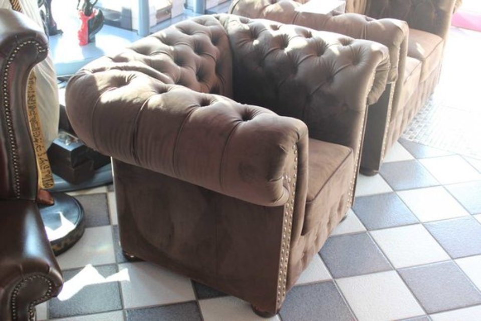 JVmoebel Sofa Sitzer Teile, 3+2+1, Couch Garnitur Sitz Chesterfield Couch Sofa Polster Sofagarnitur 3 Chesterfield-Sofa Designer 3+2+1 Chesterfield