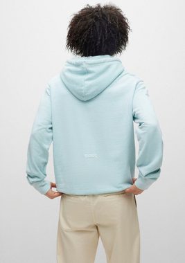 BOSS ORANGE Kapuzensweatshirt mit Kängurutasche