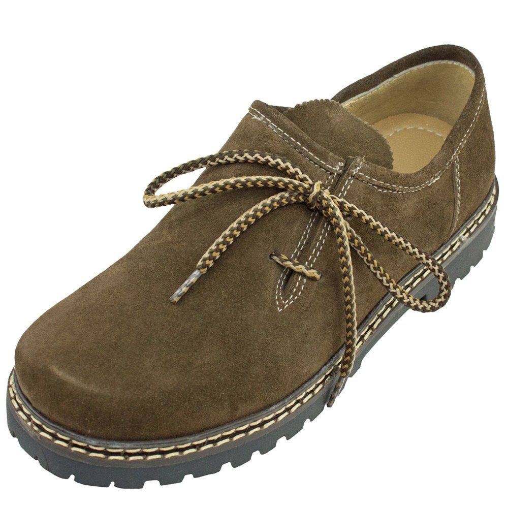 Maddox Herren Leder Haferlschuhe "Altdorf" - Velour Holz, Trachten Mode Sch günstig online kaufen