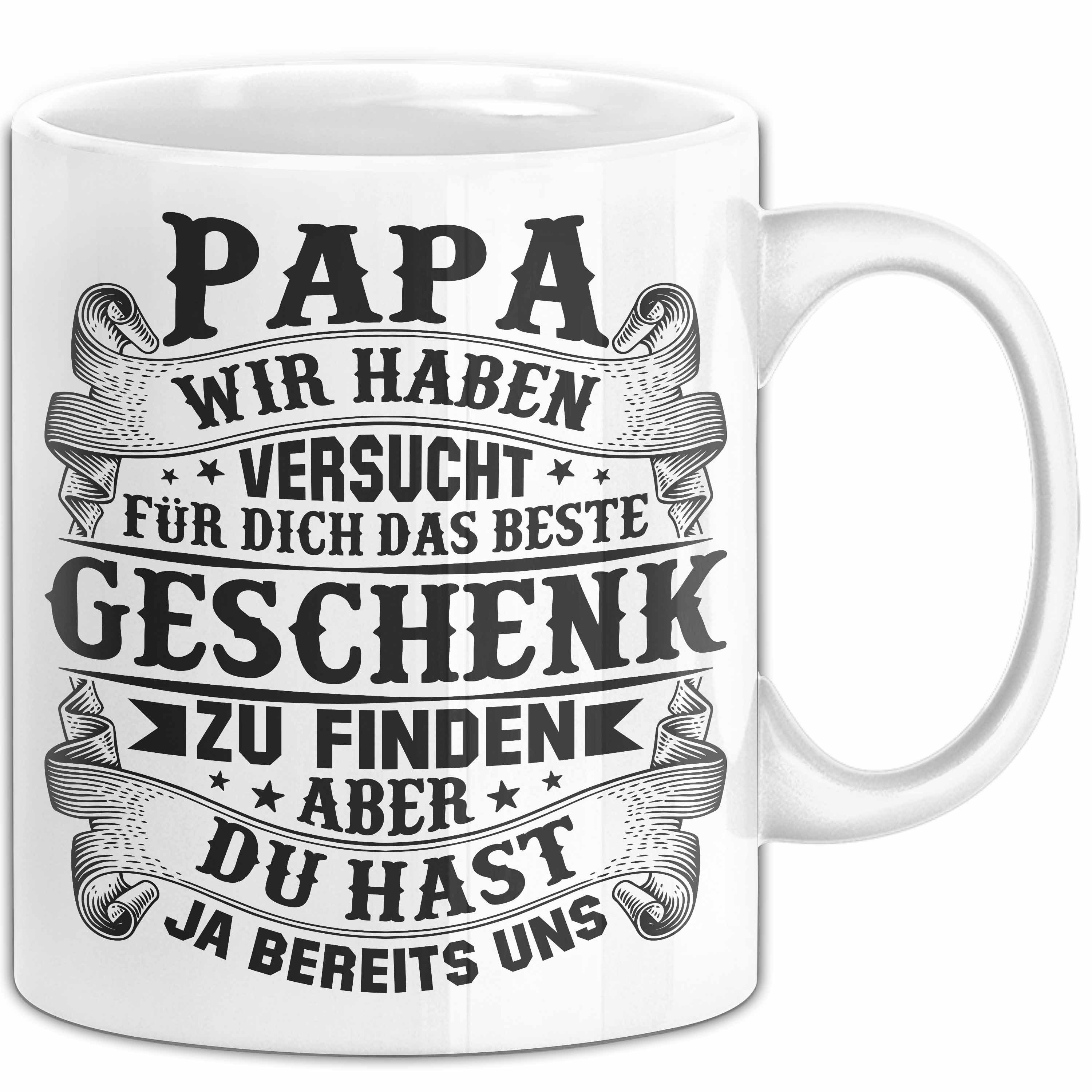 Tasse Papa Tasse Geschenk Wir Haben Versucht Für Dich Das Beste Geschenk Zu