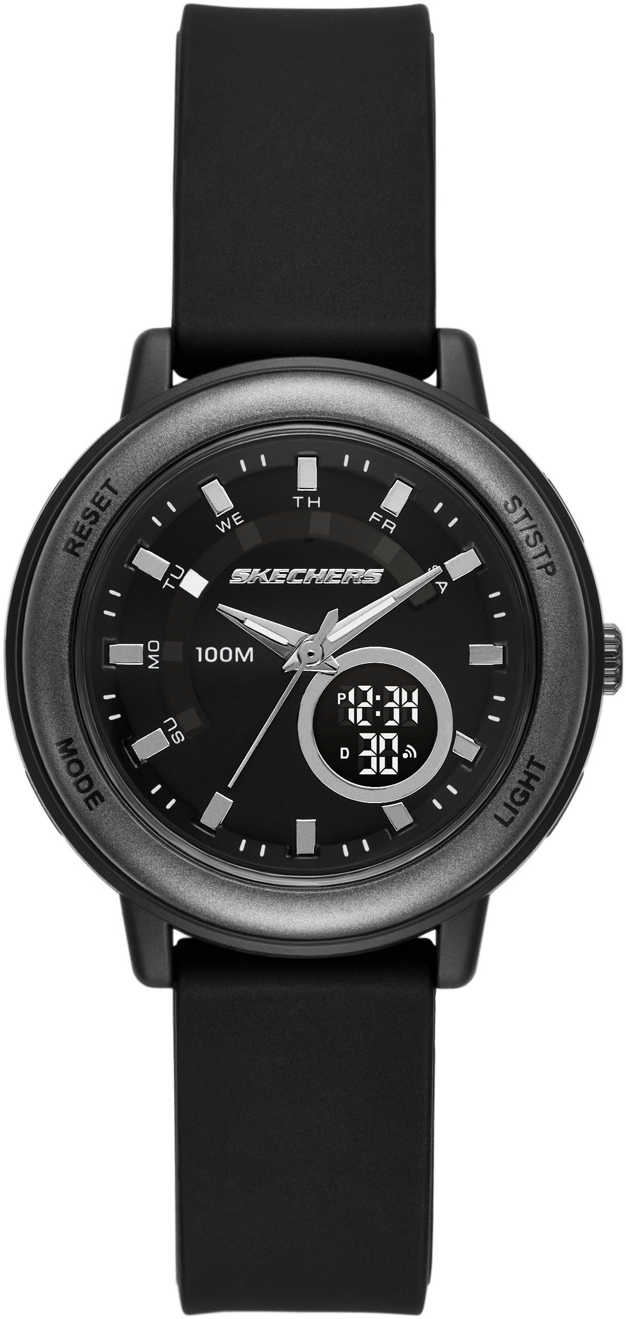 Skechers Chronograph SALERNO SR6328, Quarzuhr, Armbanduhr, Damenuhr, Siliko günstig online kaufen