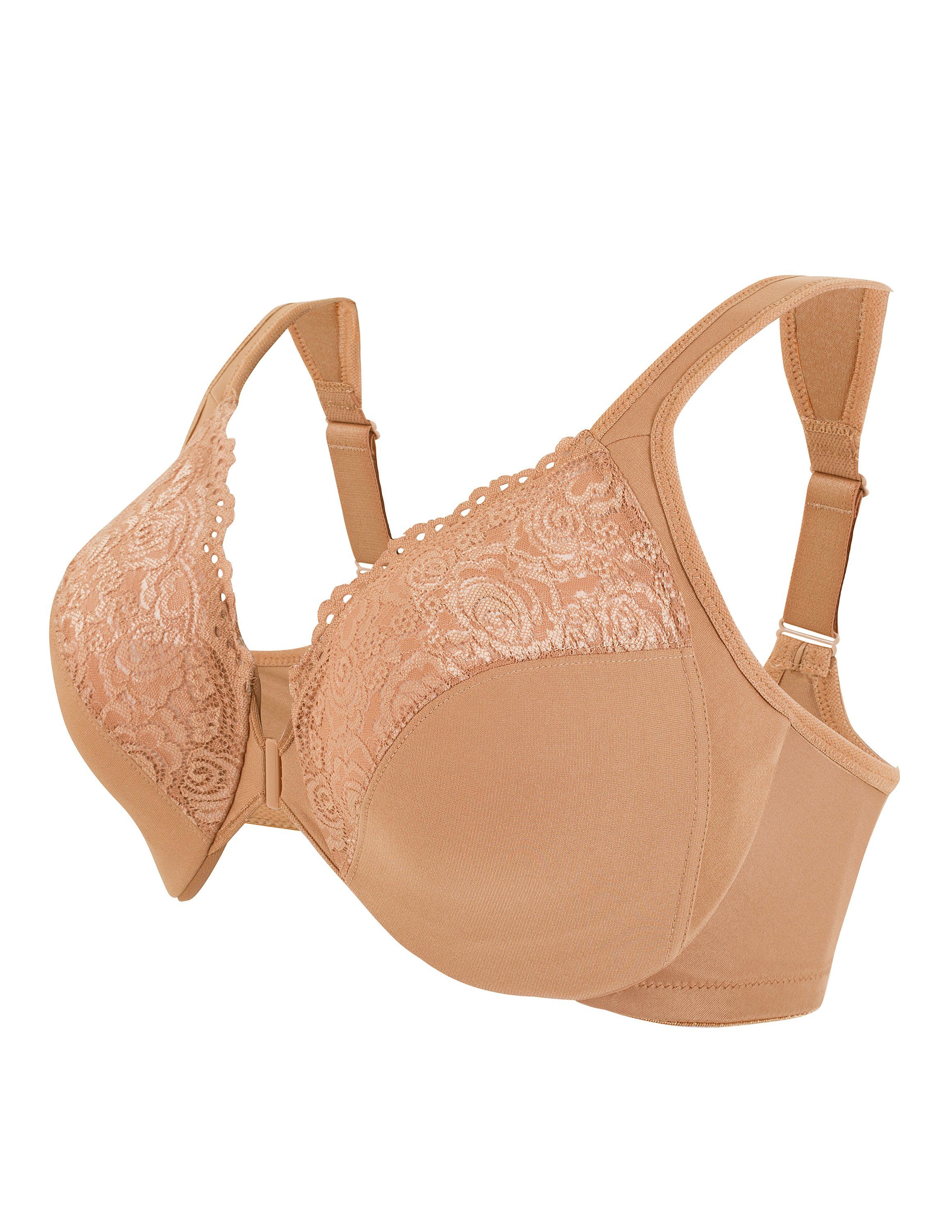 GLAMORISE Bügel-BH mit Vorderverschluss & WonderWire Technologie