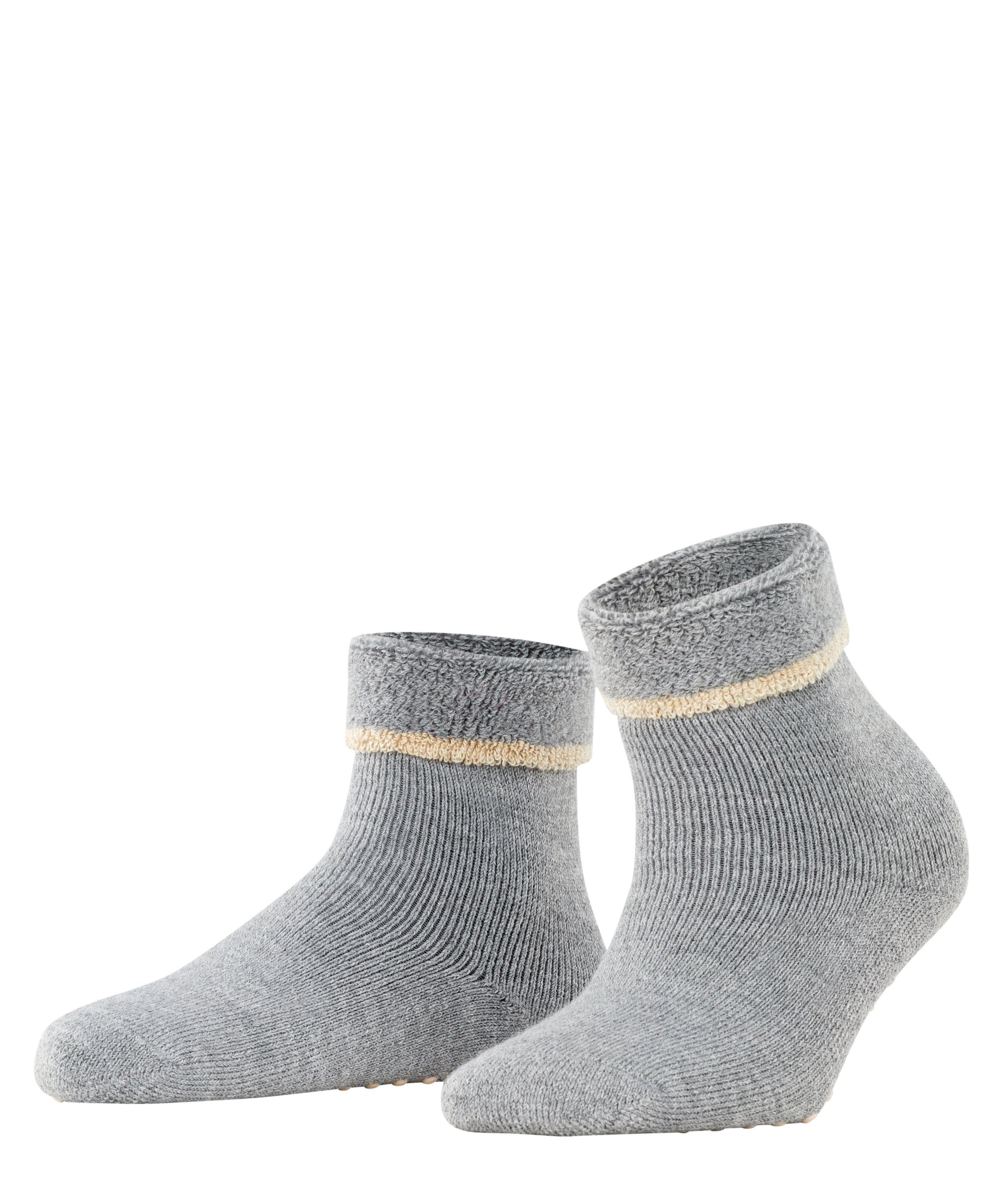 (1-Paar) mel Esprit Cozy Socken m.grey (3530)