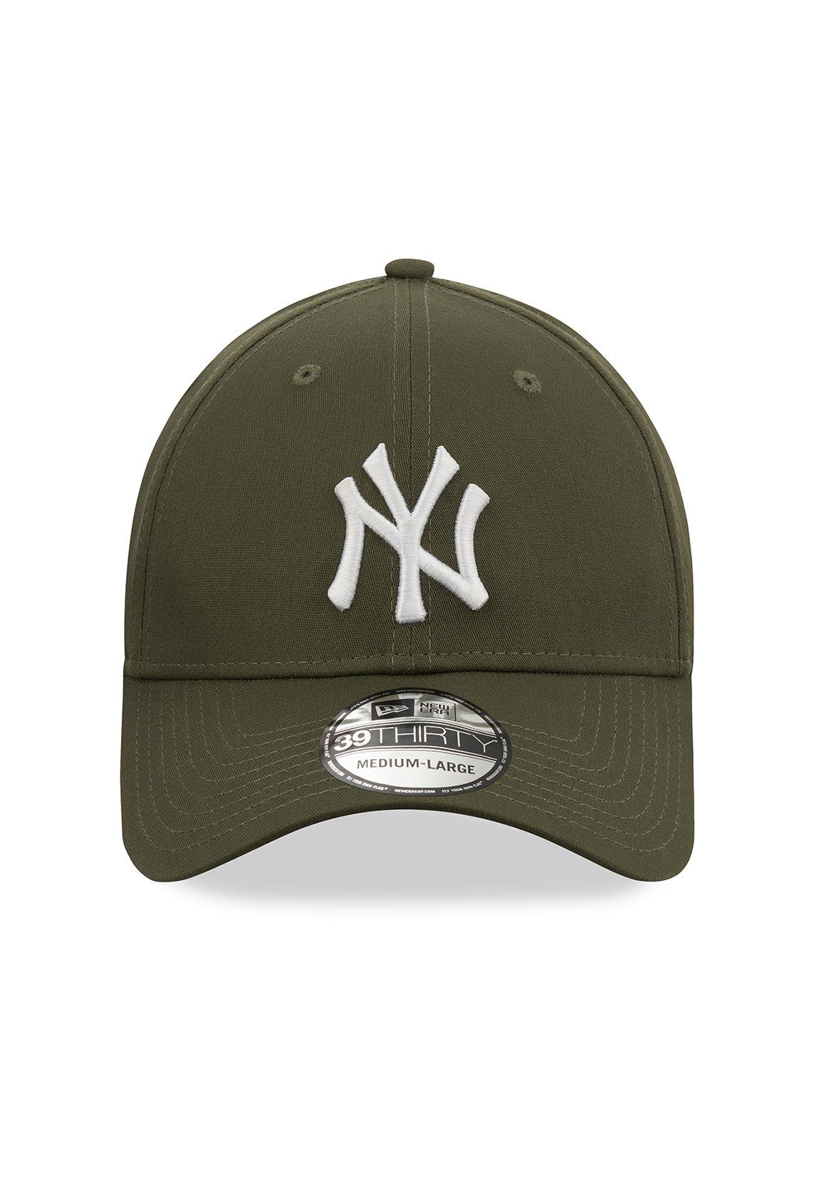 Cap NY Essential Oliv Baseball League New YANKEES New Weiß Era 39Thirty Era Khaki Cap