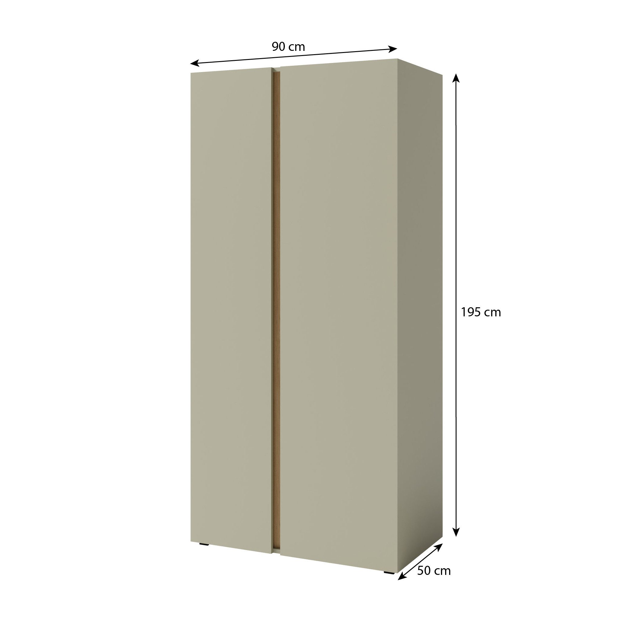 Beautysofa Kinderkleiderschrank LICO mit 2 Türen günstig online kaufen