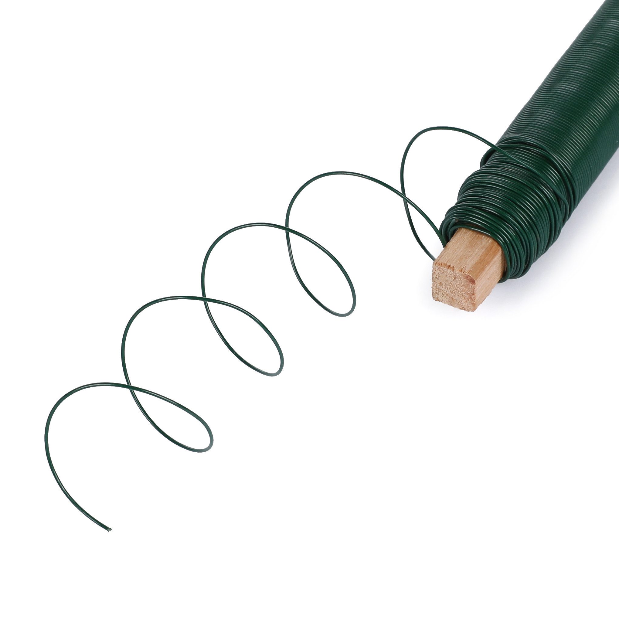 Nordstern Bindedraht Blumendraht Basteldraht 3er Pack, (Grün), Wickeldraht Ø 0,65 mm x 38 m