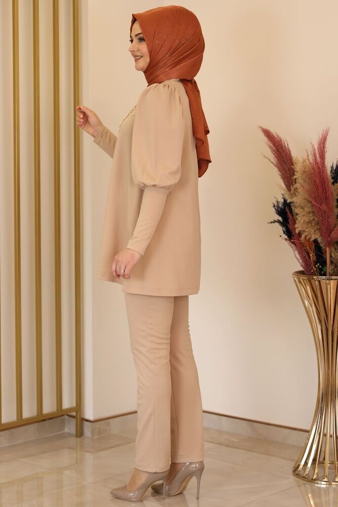 Modavitrini Tunika Damen Tunika Longtunika Hijab Tunika lange Tunika Modest (IKON)