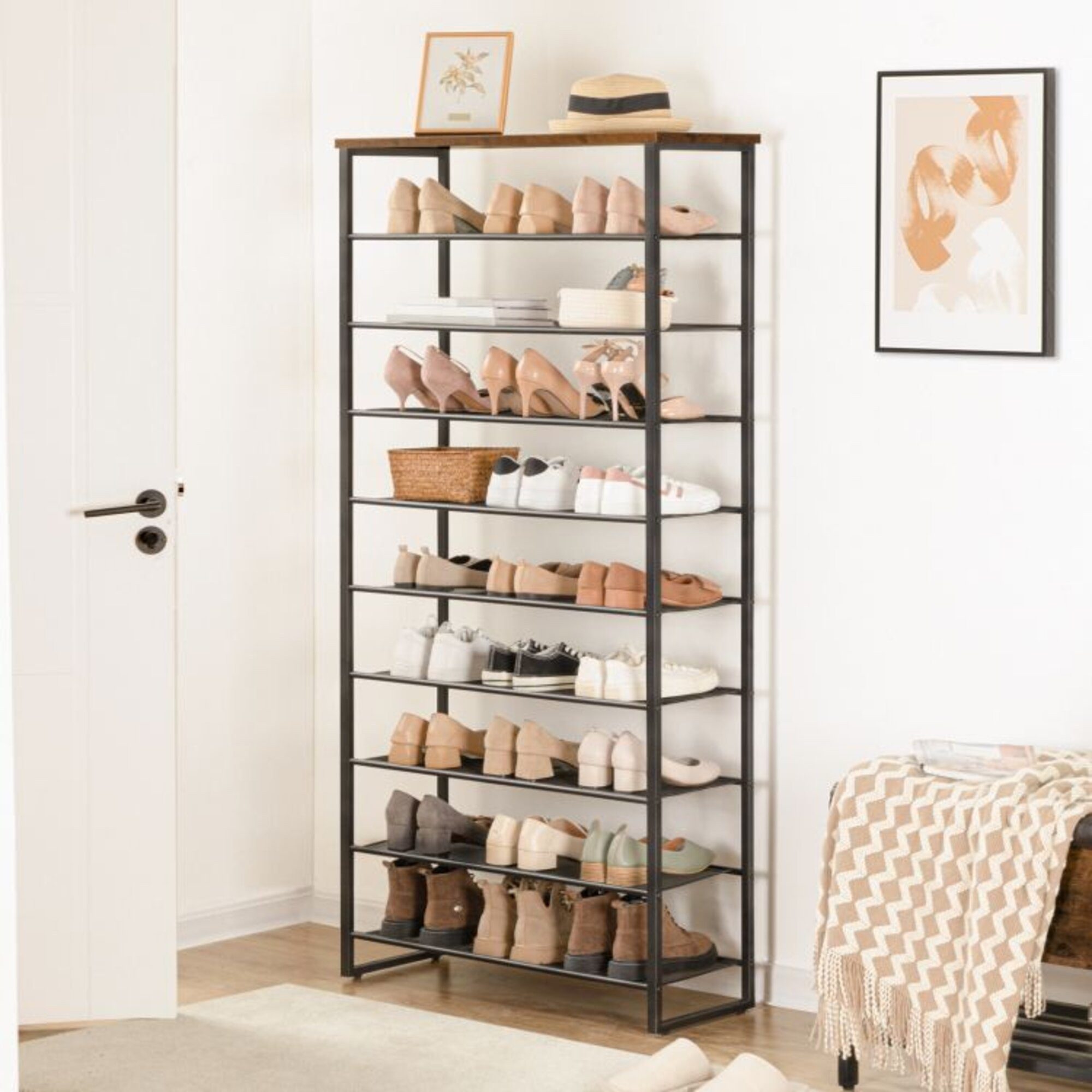 Hoobro Schuhregal 10 Ebenen – Industrielles günstig online kaufen