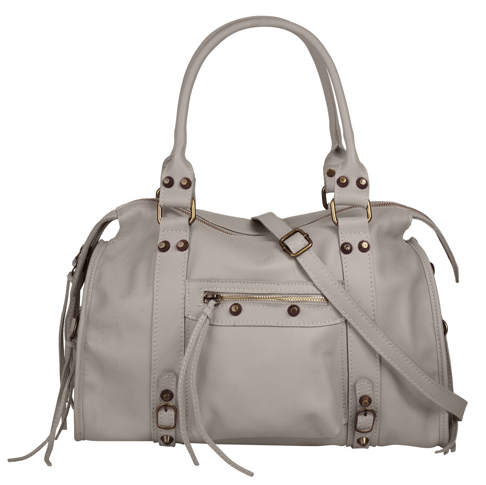 forty° Shopper FORTY° Damen echt Leder, Made in Italy, echt Leder, Made in Italy