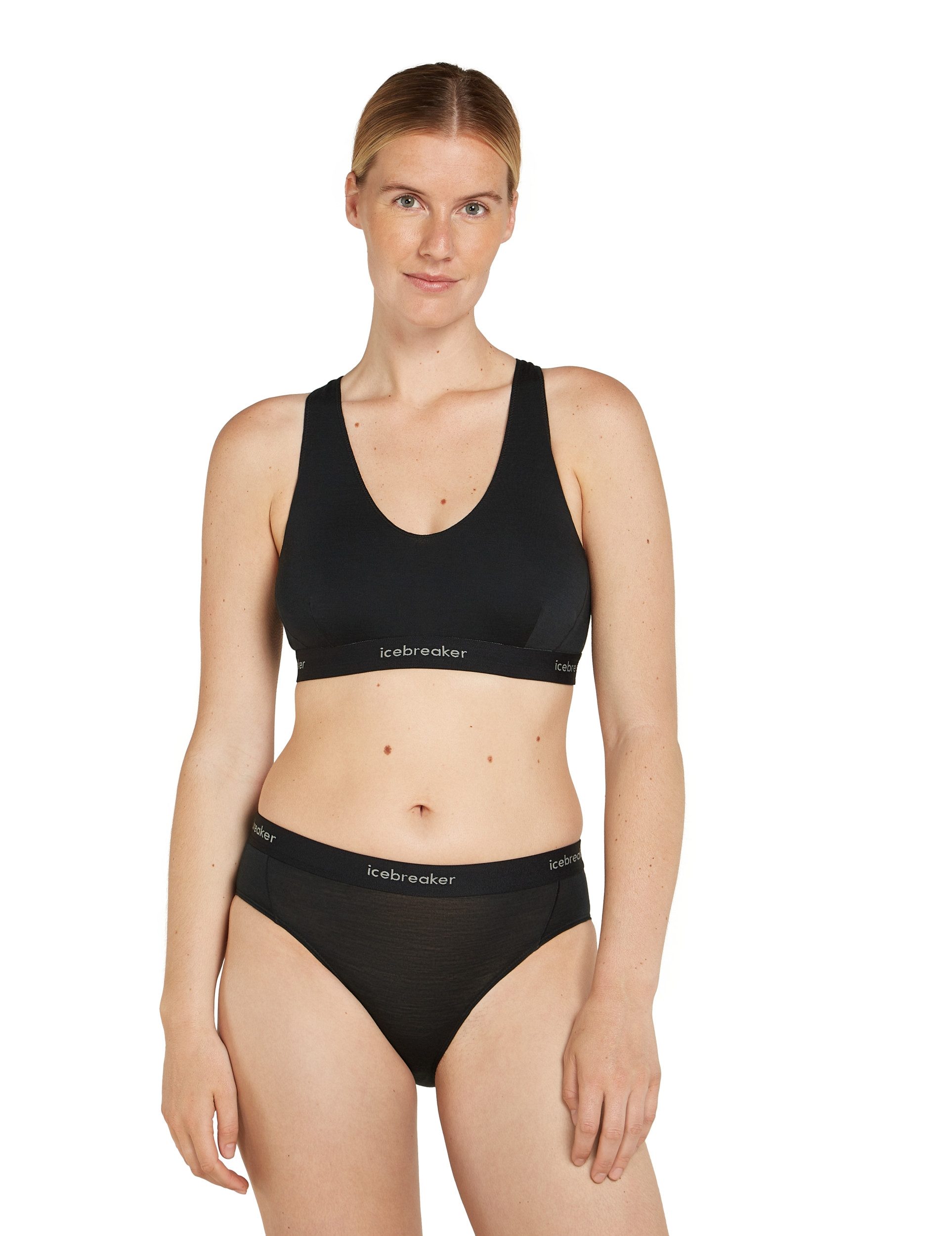 Icebreaker Sport-BH W Mer 125 Cool-Lite Sprite Racerback Bra BLACK