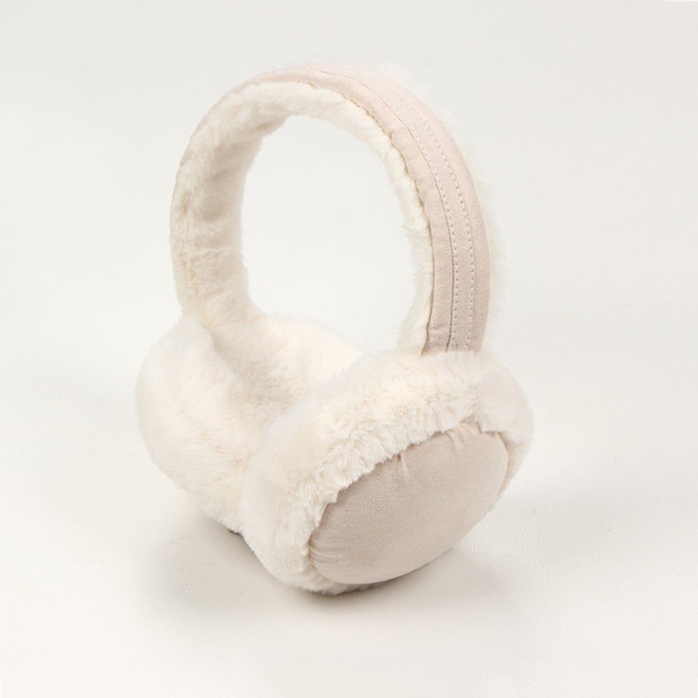 Juoungle Ohrenwärmer Ohrenschützer Ohrenwärmer Verstellbarer Weiß Warme Winter kuscheliger
