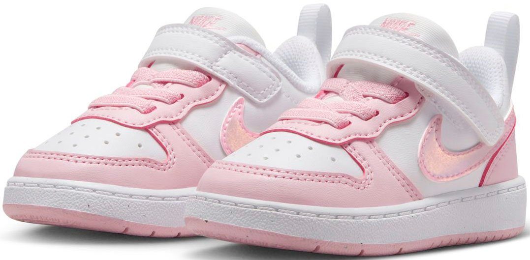 Nike Sportswear Court Borough Low Recraft (TD) Sneaker white/pink | Sneaker low