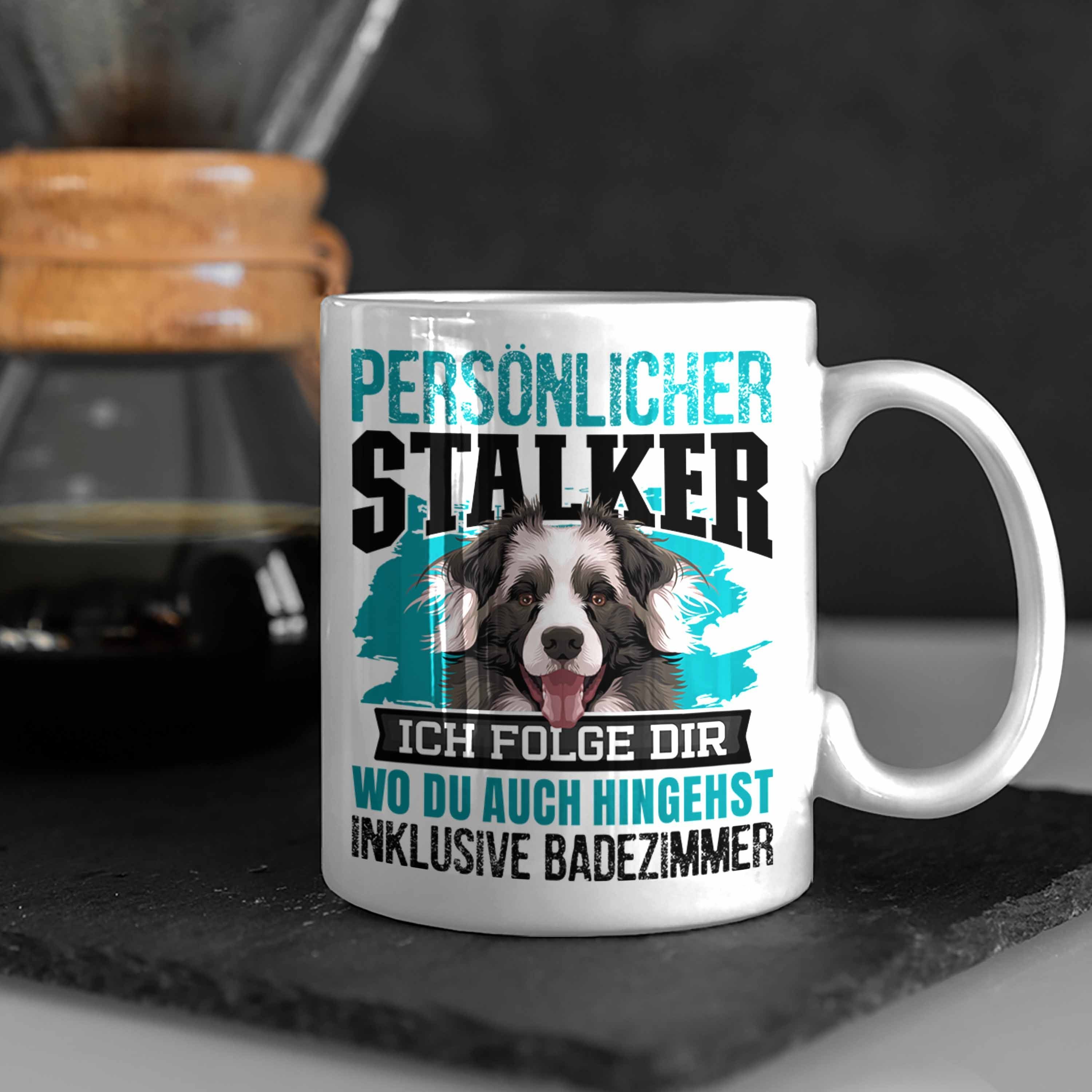 Tasse Weiss K Collie Geschenk Bordercollie Hundebesitzer Border Trendation Geschenkidee Tasse