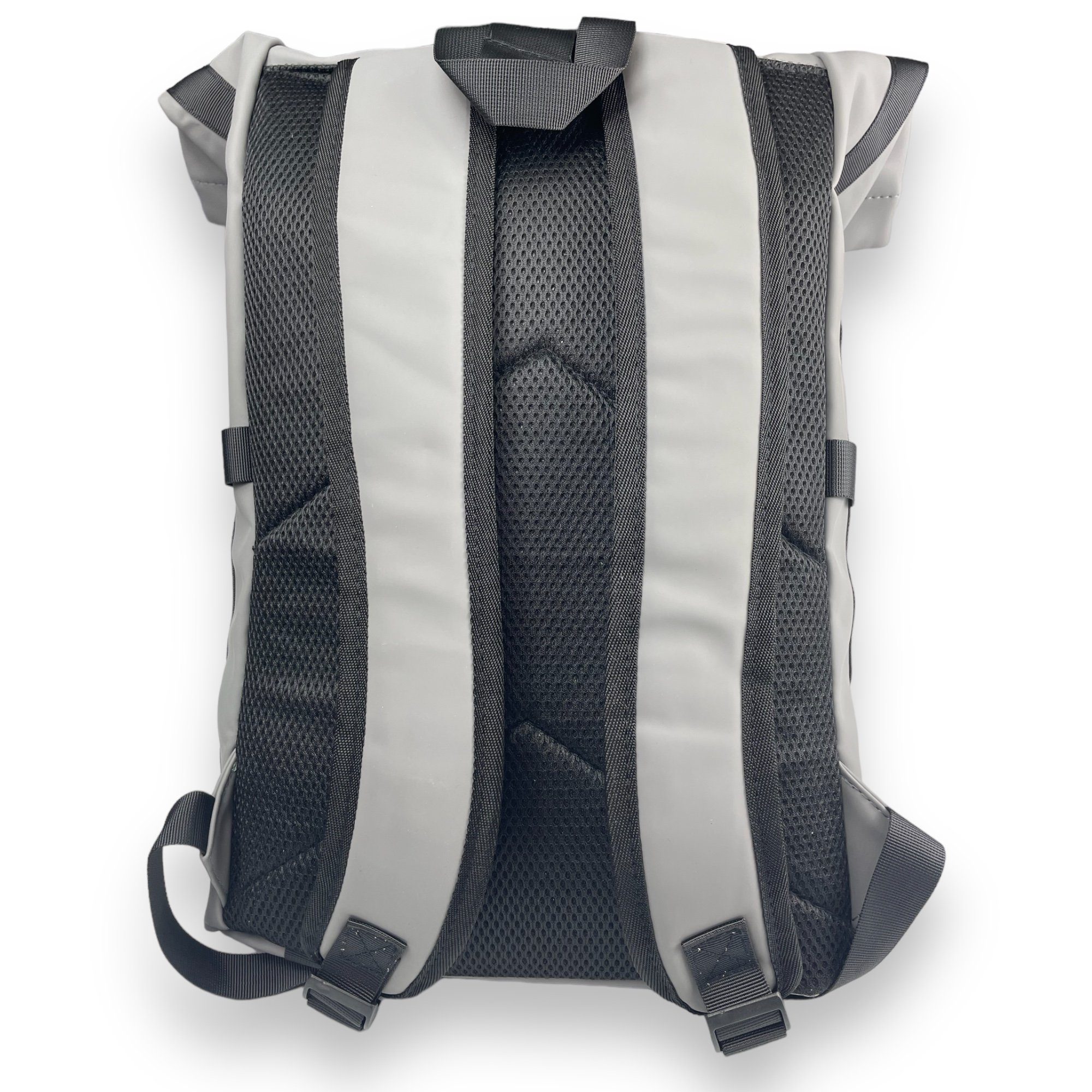 Taschen4life Laptoprucksack Rucksack wasserdicht 9049, Rolltop Backpack, A4 geeignet, Laptopfach, wetterfest