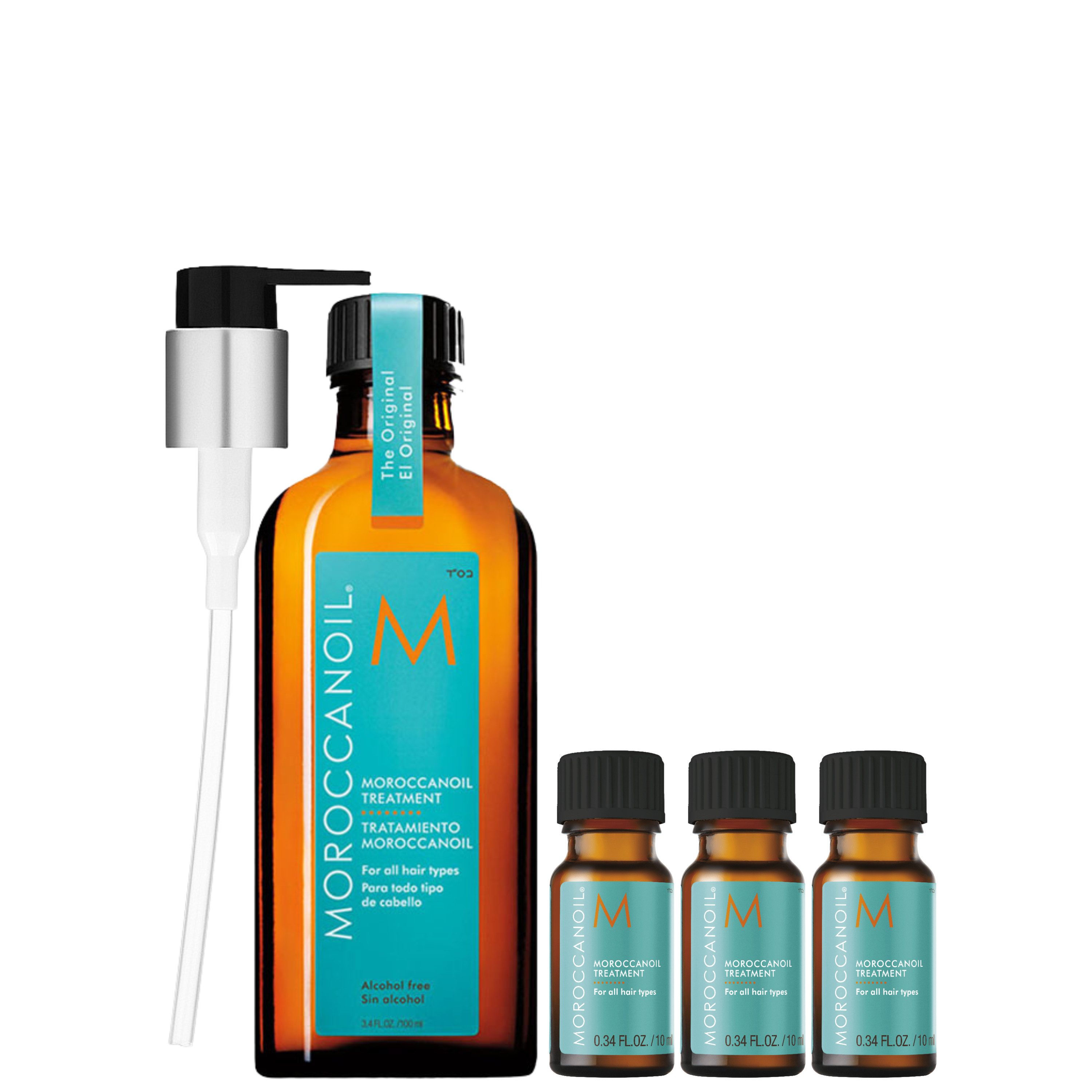 moroccanoil Haaröl Treatment Original 100 ml + 3x 10 ml = 130 ml, Arganöl