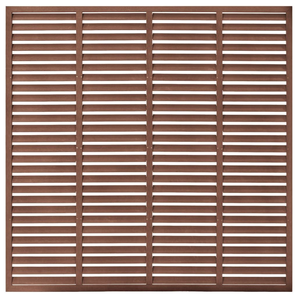 vidaXL Gartenzaun Lamellenzaun WPC 180x180 cm günstig online kaufen