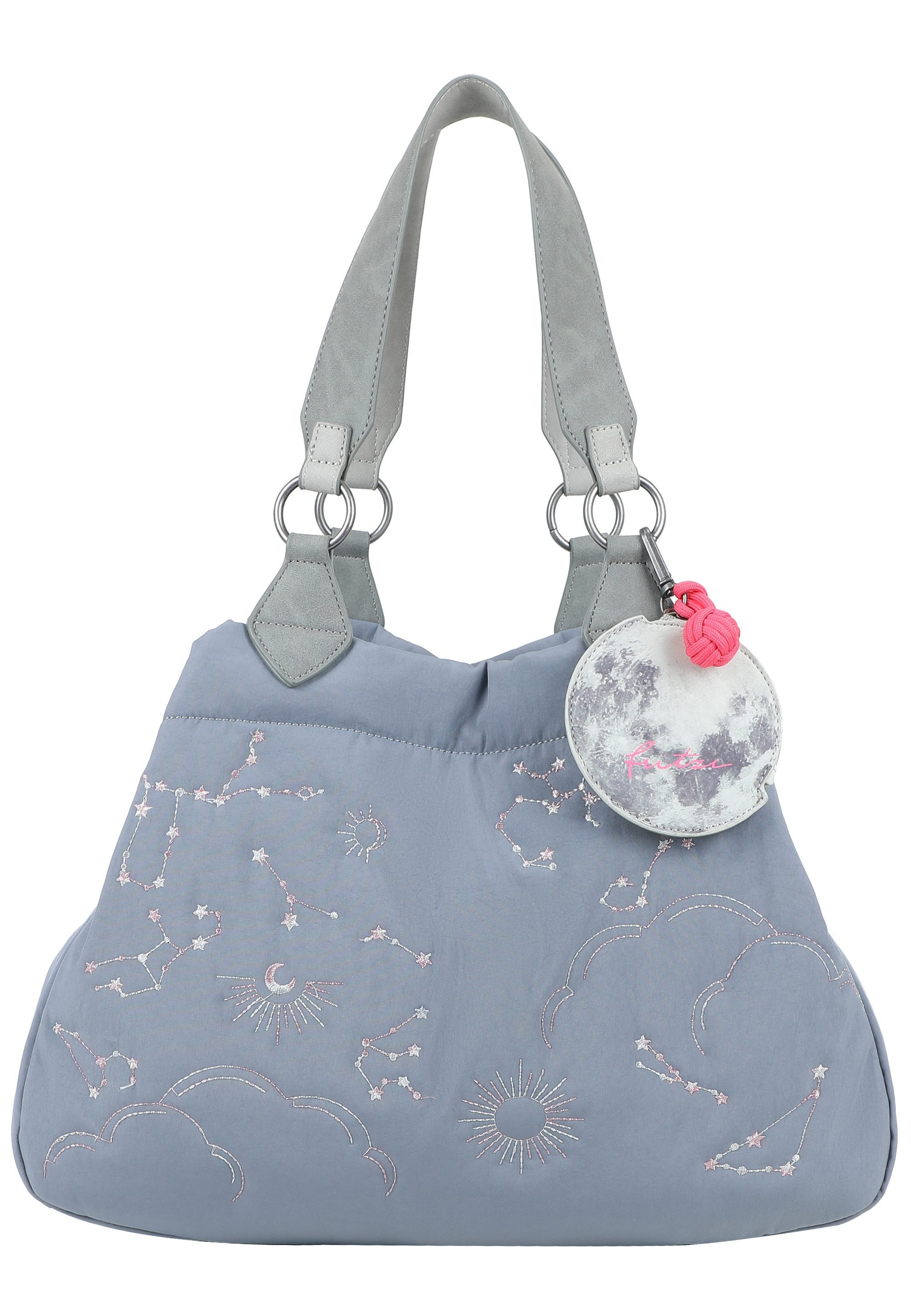 Fritzi aus Preußen Henkeltasche Cosmo, mit dezenter Regenbogen-Stickerei günstig online kaufen