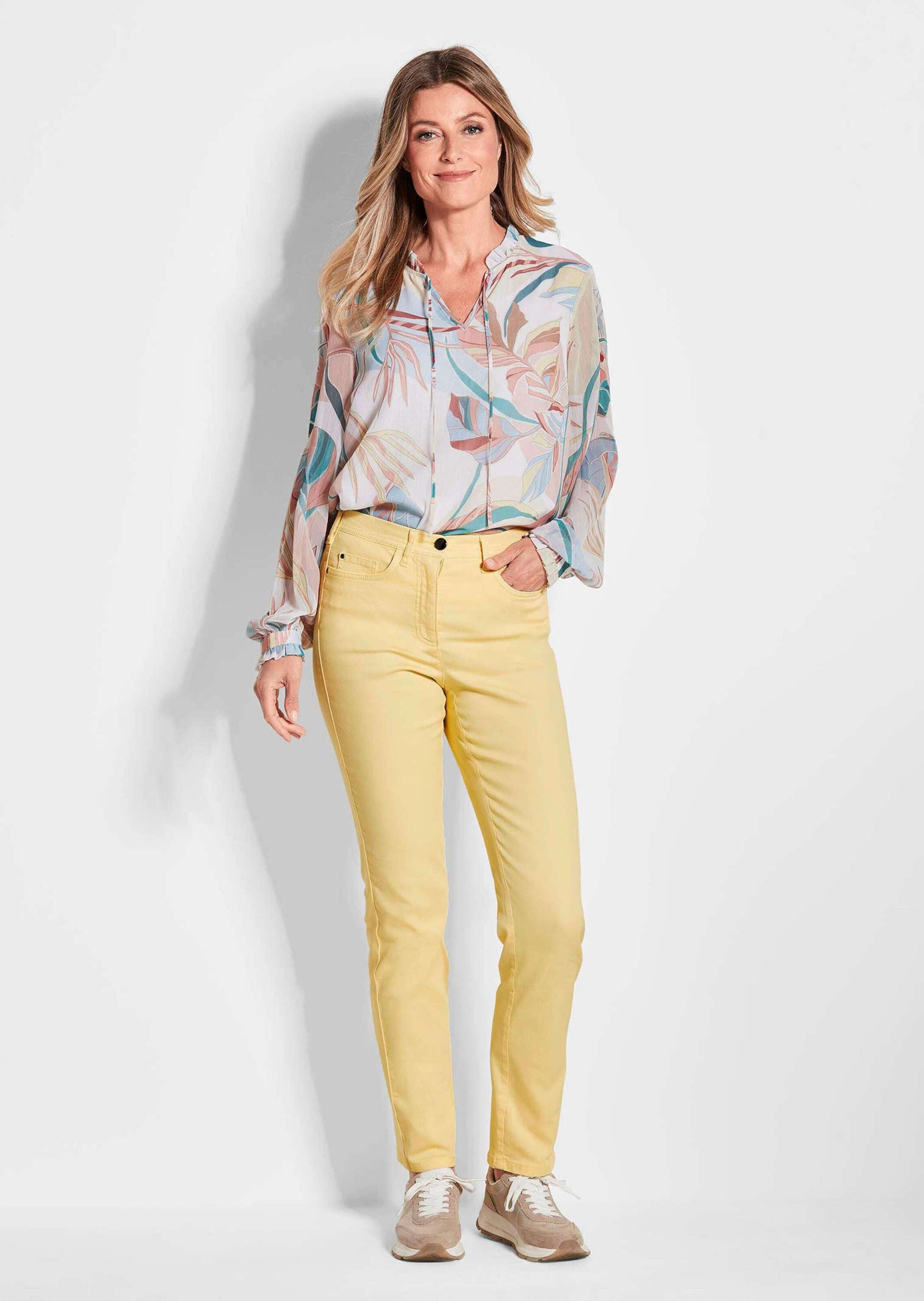 GOLDNER Bequeme Jeans Kurzgröße: Bequeme High-Stretch-Jeanshose günstig online kaufen