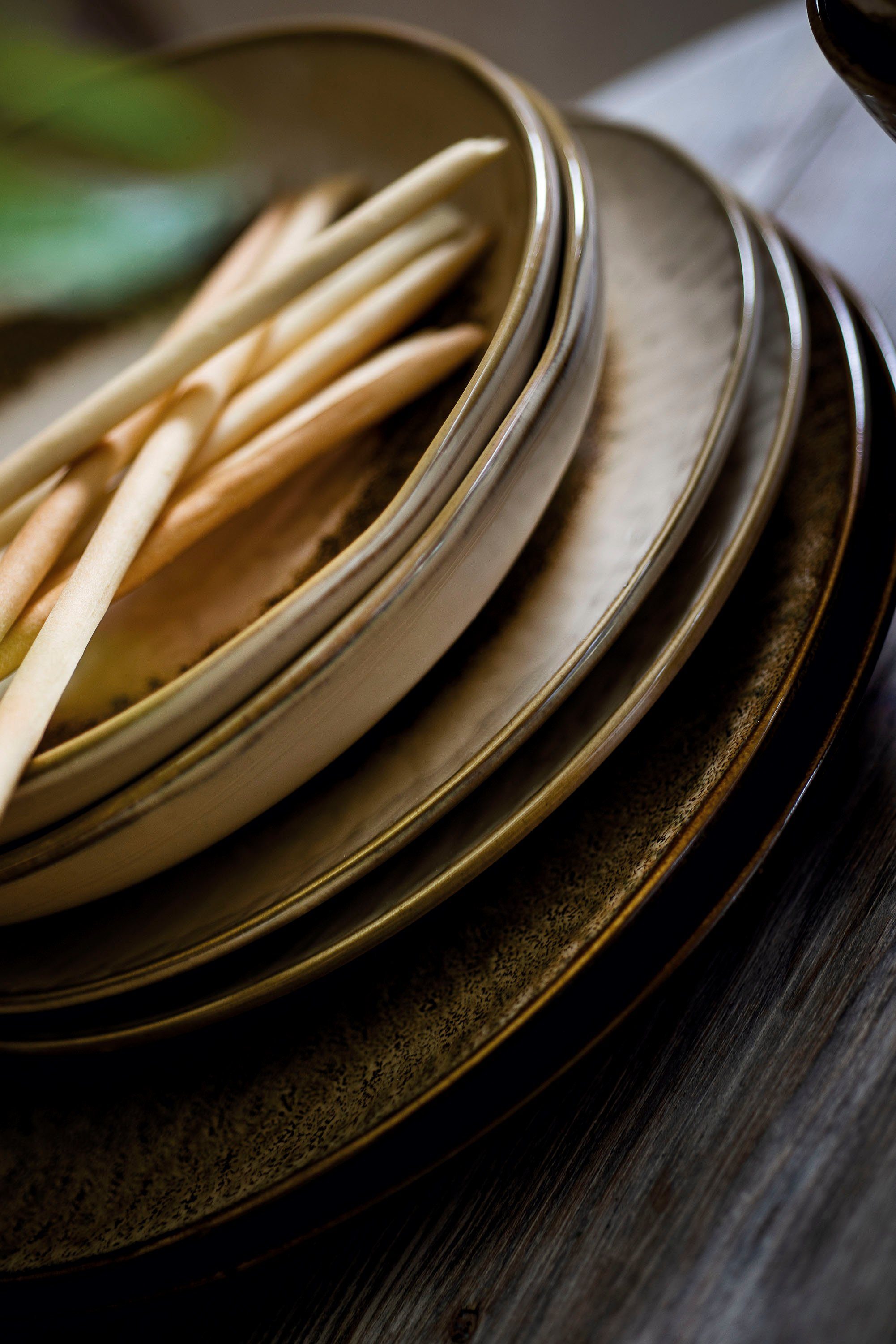 LEONARDO Dessertteller Matera, (6 St), Keramik, Ø 23 cm