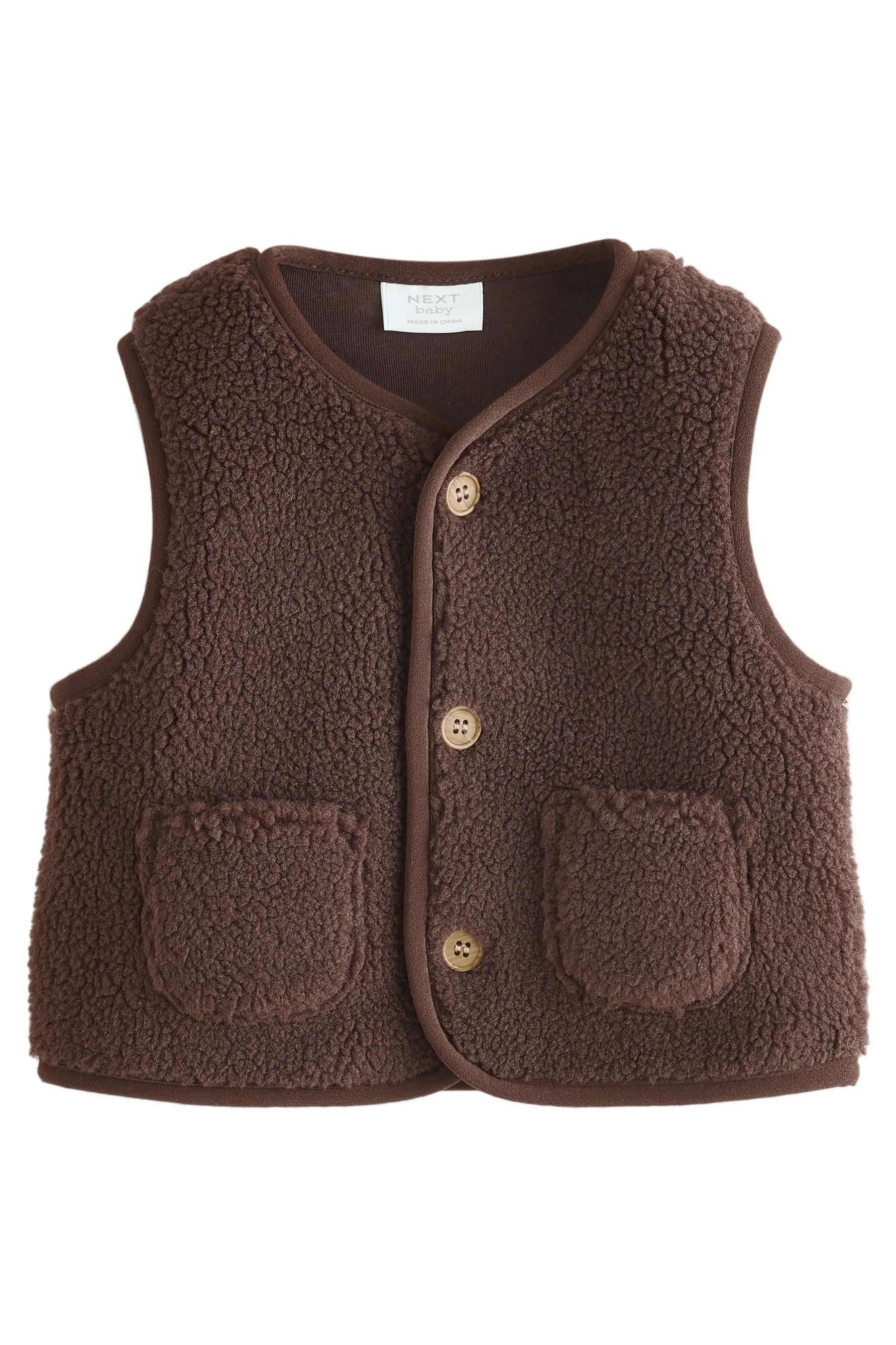 Next Steppweste Babyweste aus Teddyfell (1-tlg)