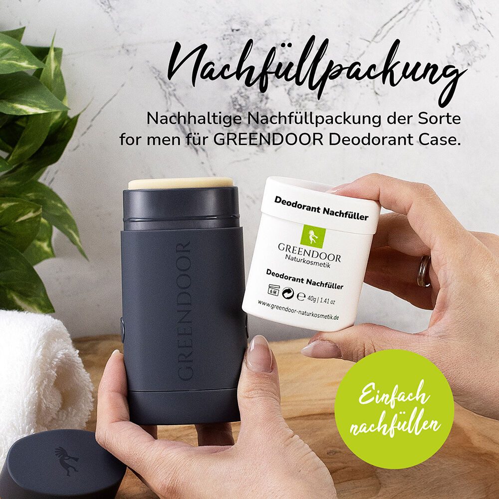 GREENDOOR Deo-Stift Deodorant Nachfüllpackung for men