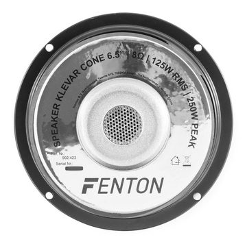 Fenton WK16 Einbaulautsprecher (125 W, 6.5" / 16cm, Bass-Lautsprecher, Aramid-Membran)