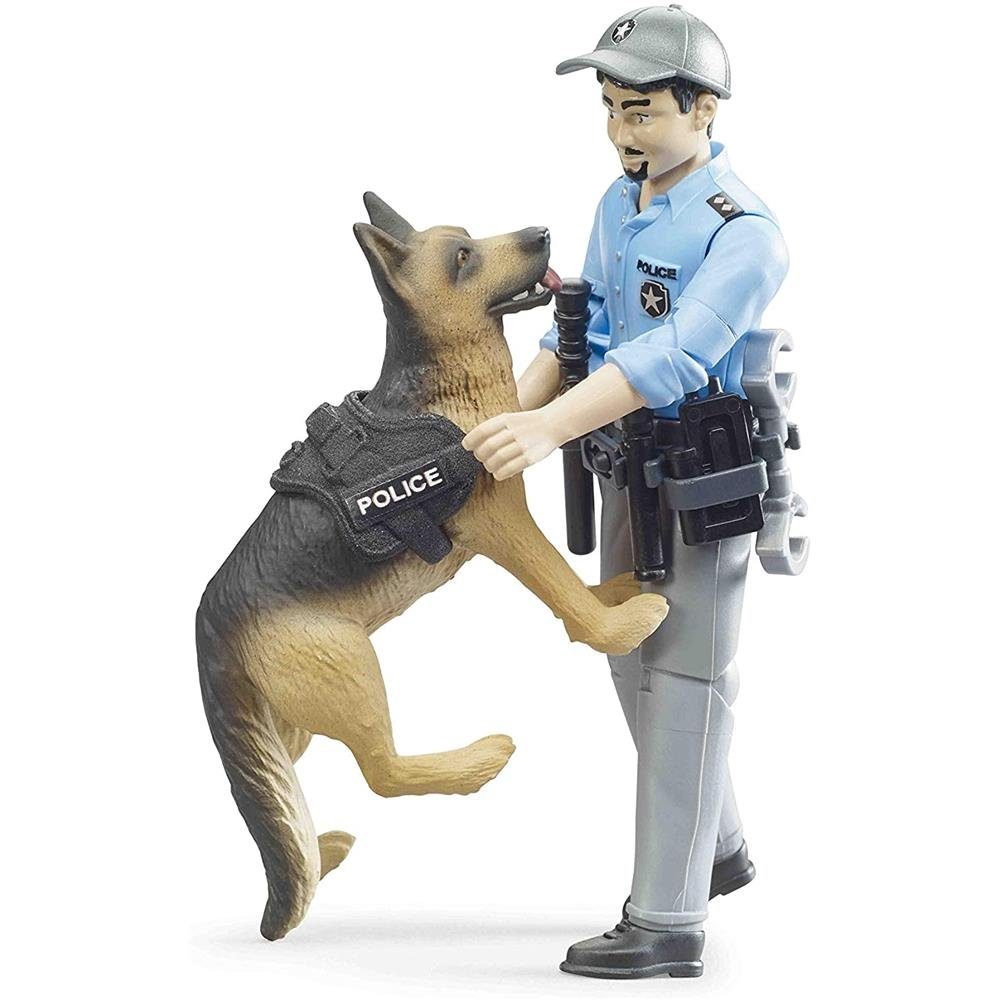 Bruder® Spielfigur 62150 - bworld Polizist mit Hund, für Kinder ab 4 Jahren günstig online kaufen