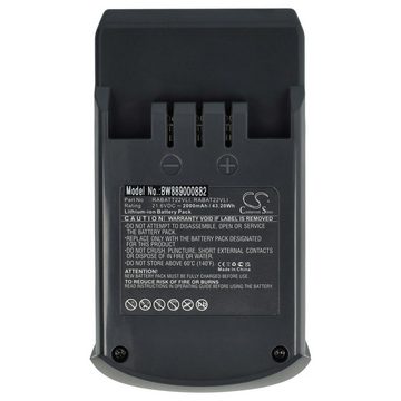 vhbw kompatibel mit Hoover Staubsauger-Akku Li-Ion 2000 mAh (21,6 V)