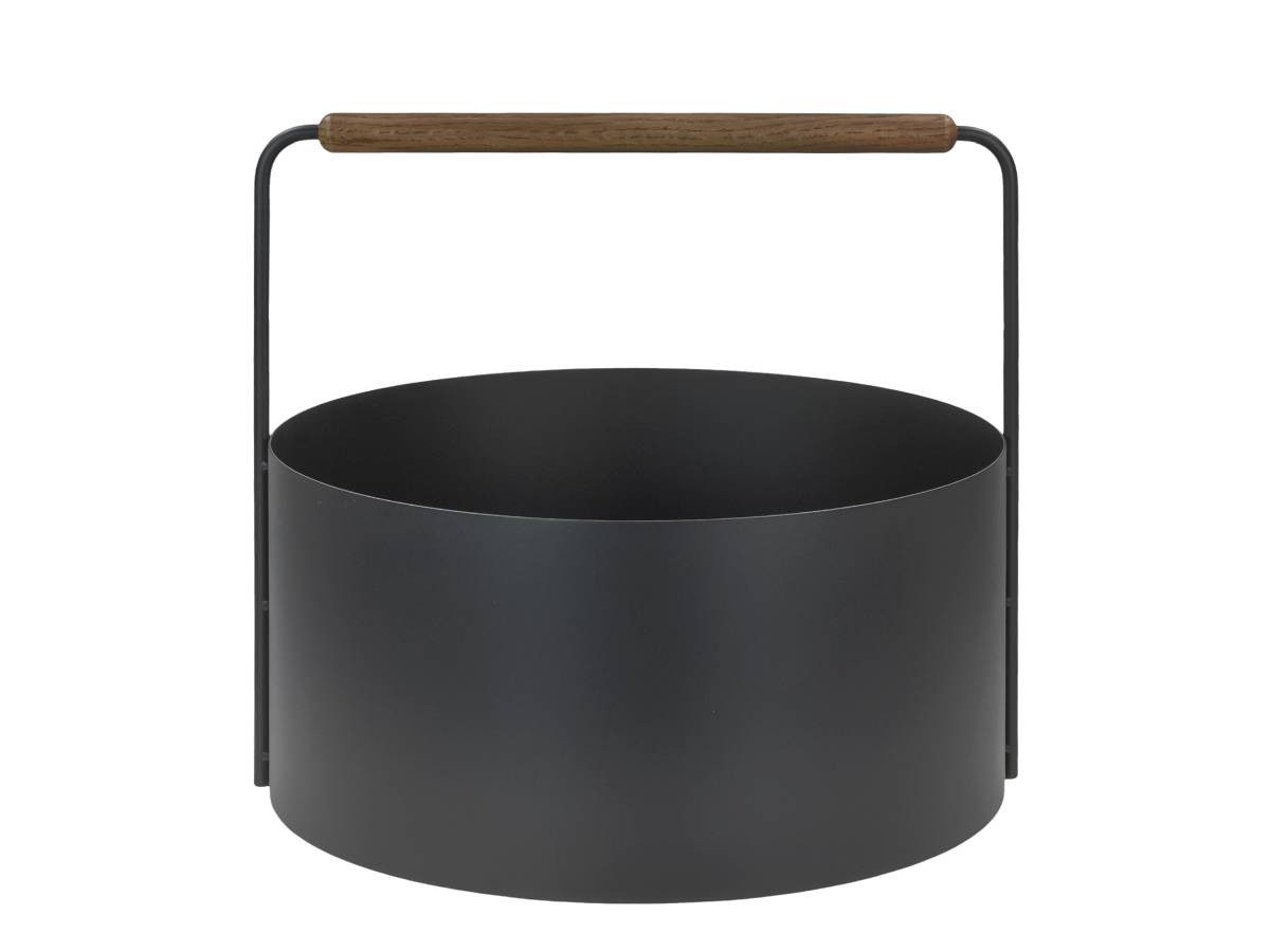 blomus Kaminholzkorb "Ashi" Holzkorb Metall Aufbewahrungskorb günstig online kaufen