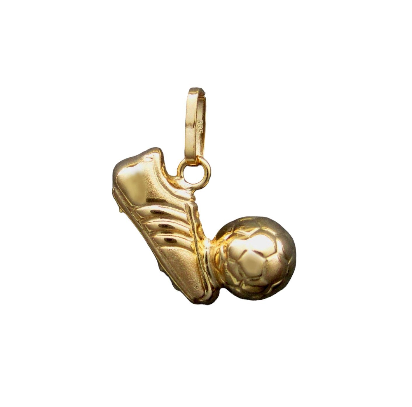 NICEANDnoble Kettenanhänger 585er Gelbgold 14 Karat Kettenanhänger Fußballs günstig online kaufen
