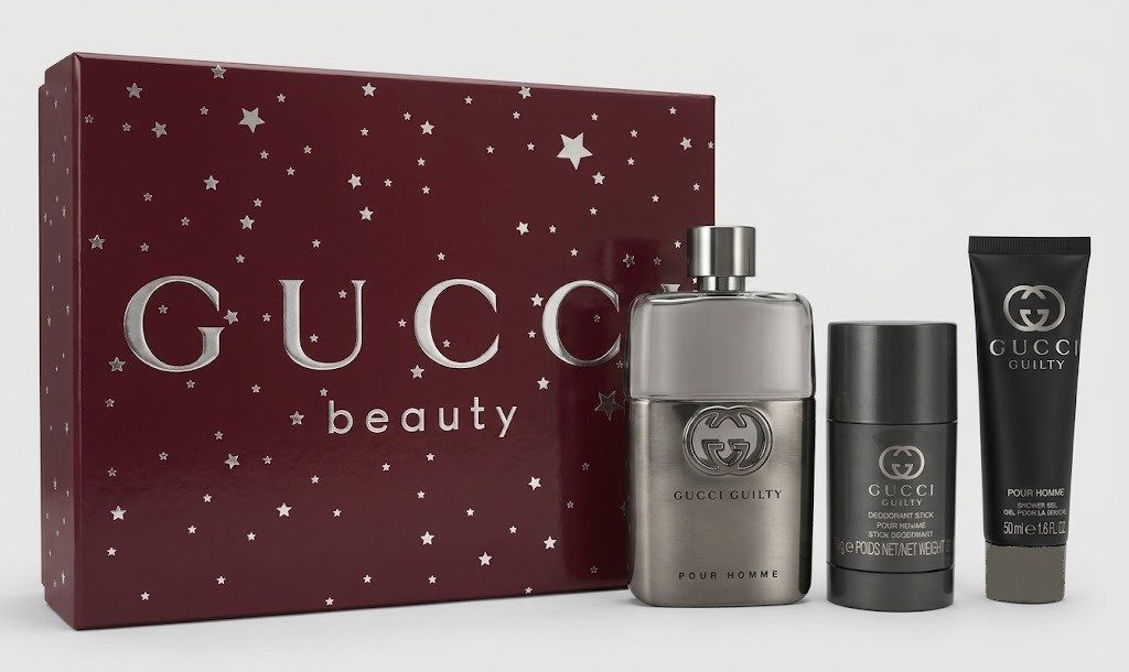 GUCCI Duft-Set Gucci Guilty Pour Homme Eau de Toilette 90ml + DS 75ml & Duschgel 50ml, 1-tlg.