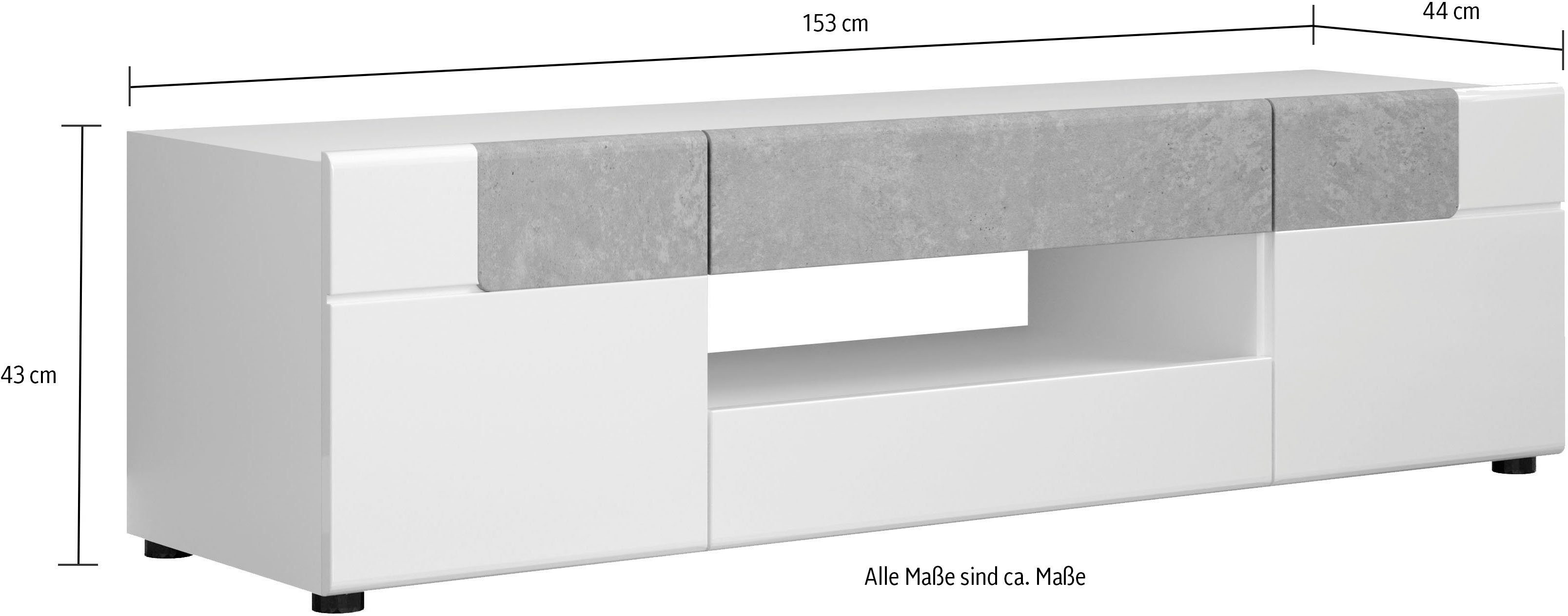 viele TV-Schrank Erweiterungsmöglichkeiten Tokyo trendteam