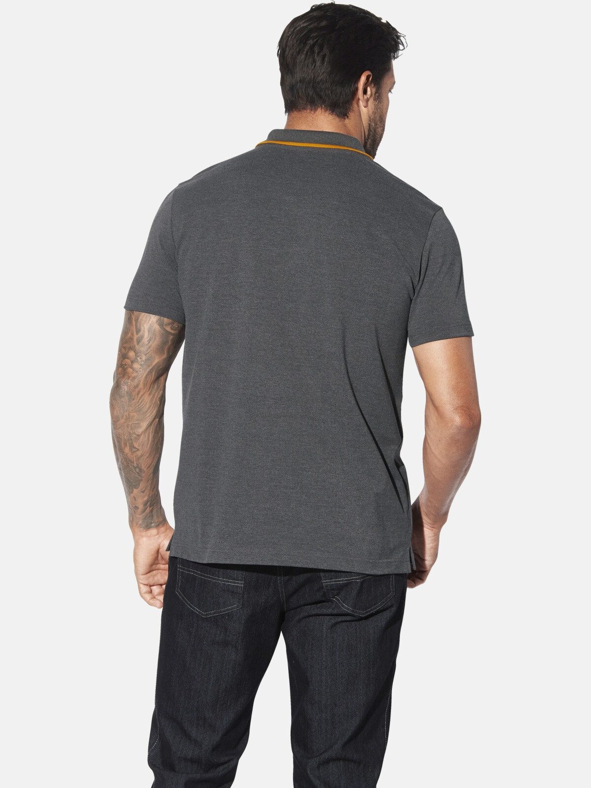 Jan Vanderstorm Poloshirt JOHAR atmungsaktives Baumwollpikee günstig online kaufen