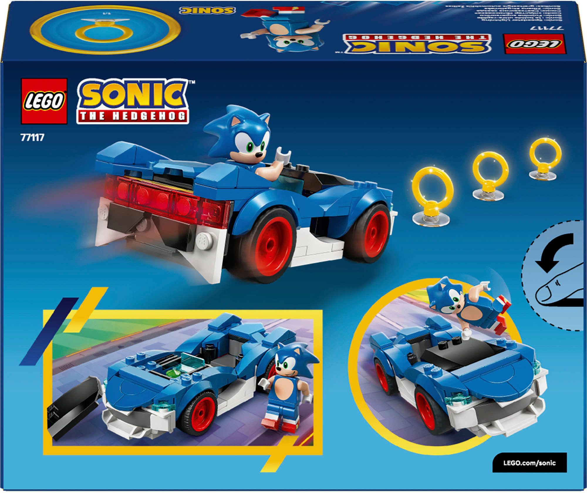 LEGO® Sonic: Speedster Lightning (77117), LEGO Sonic Konstruktionsspielstei günstig online kaufen
