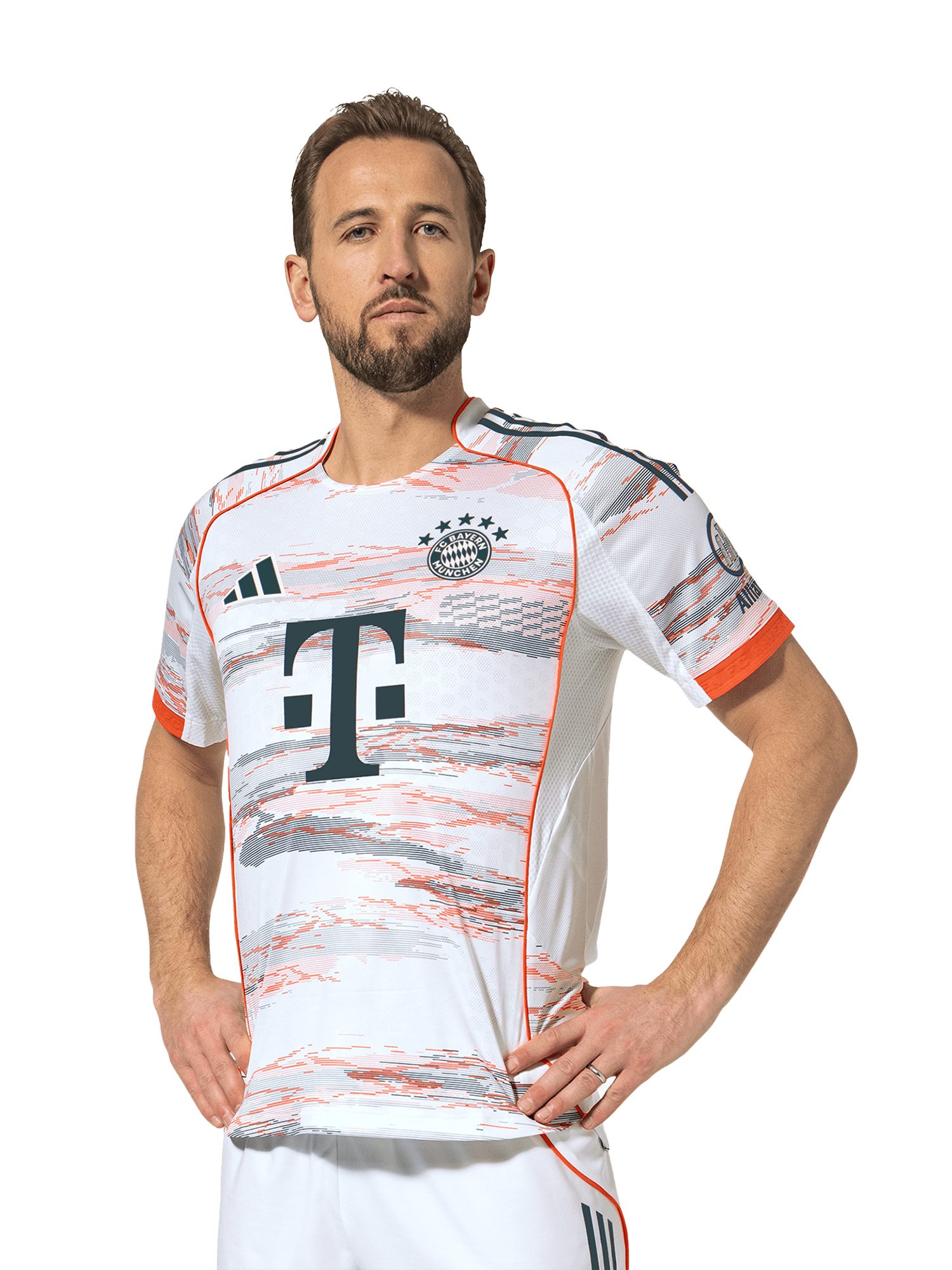 adidas Performance Fußballtrikot FC Bayern München, Authentic Trikot Away 25-26, Herren, Weiß