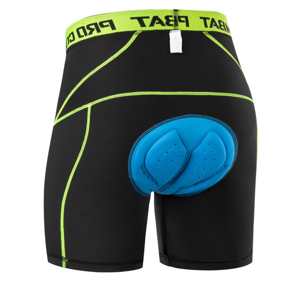 Blusmart Radlerhose Atmungsaktive Radunterwäsche für Damen und Herren (Mesh-Einsatz und Gel-Polsterung, Stoßdämpfende MTB-Radunterwäsche) Für Sport, Reiten, Fahrrad, Fahrrad, MTB