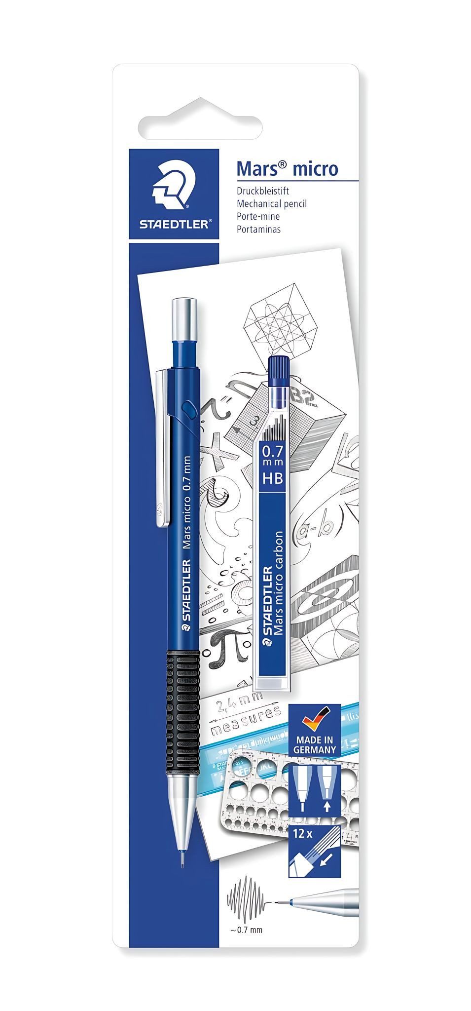 STAEDTLER Druckbleistift Staedtler Druckbleistift + Feinminen BK