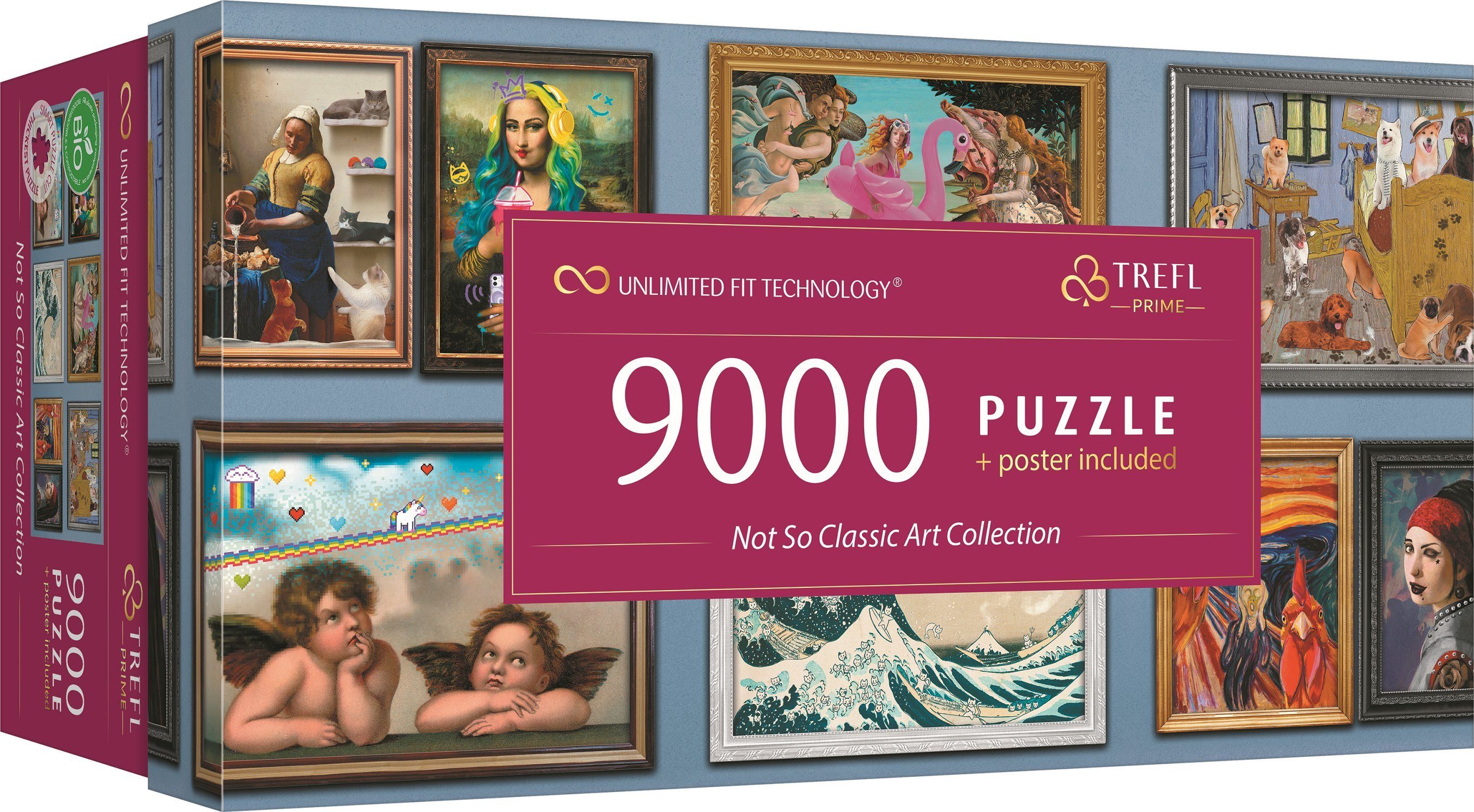 Trefl Puzzle Classic Art Collection 9000 Teile Puzzle, 9000 Puzzleteile, Made in Europe