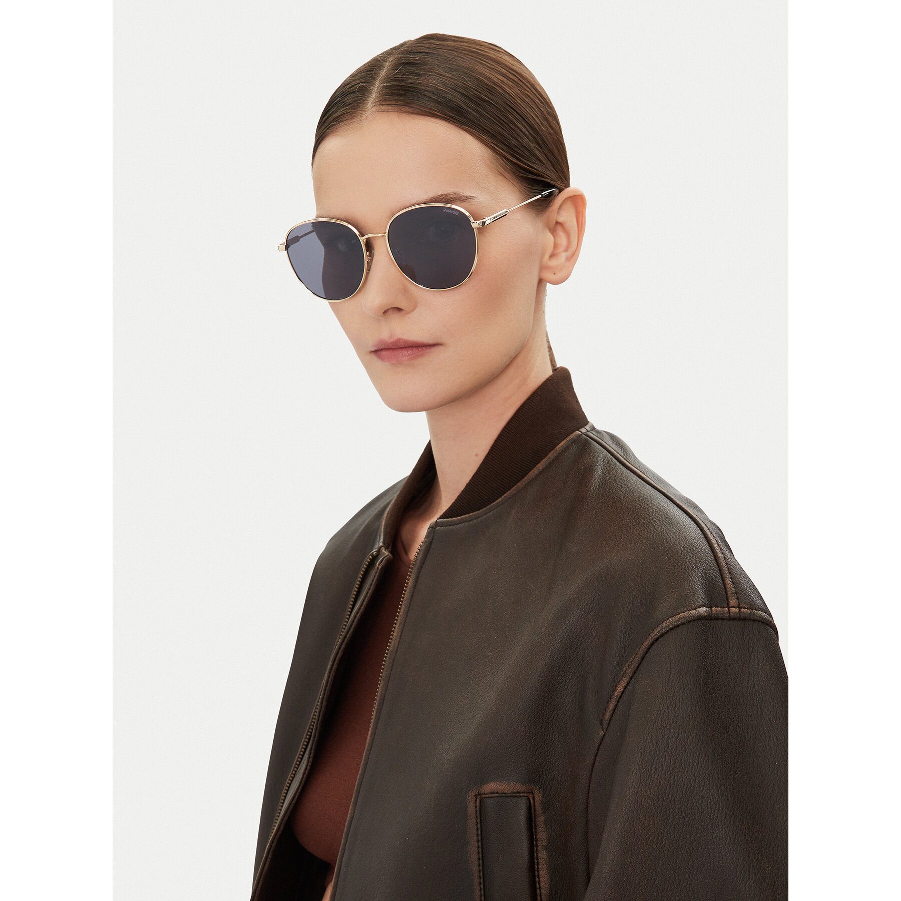 Polaroid Sonnenbrille Polaroid Unisex-Sonnenbrille, Schwarz, Gold
