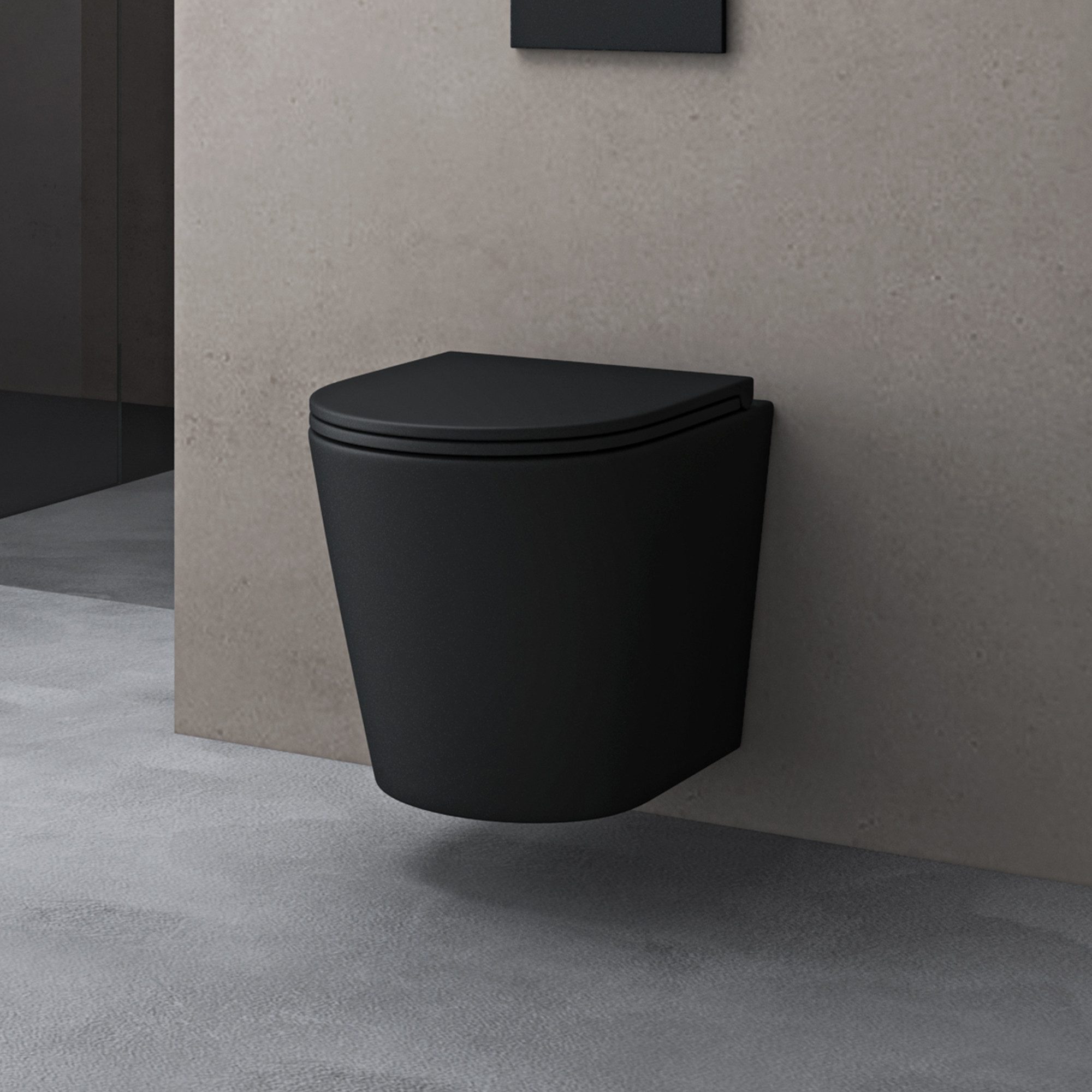 doporro Tiefspül-WC Hänge WC Spülrandlos Wand-WC günstig online kaufen