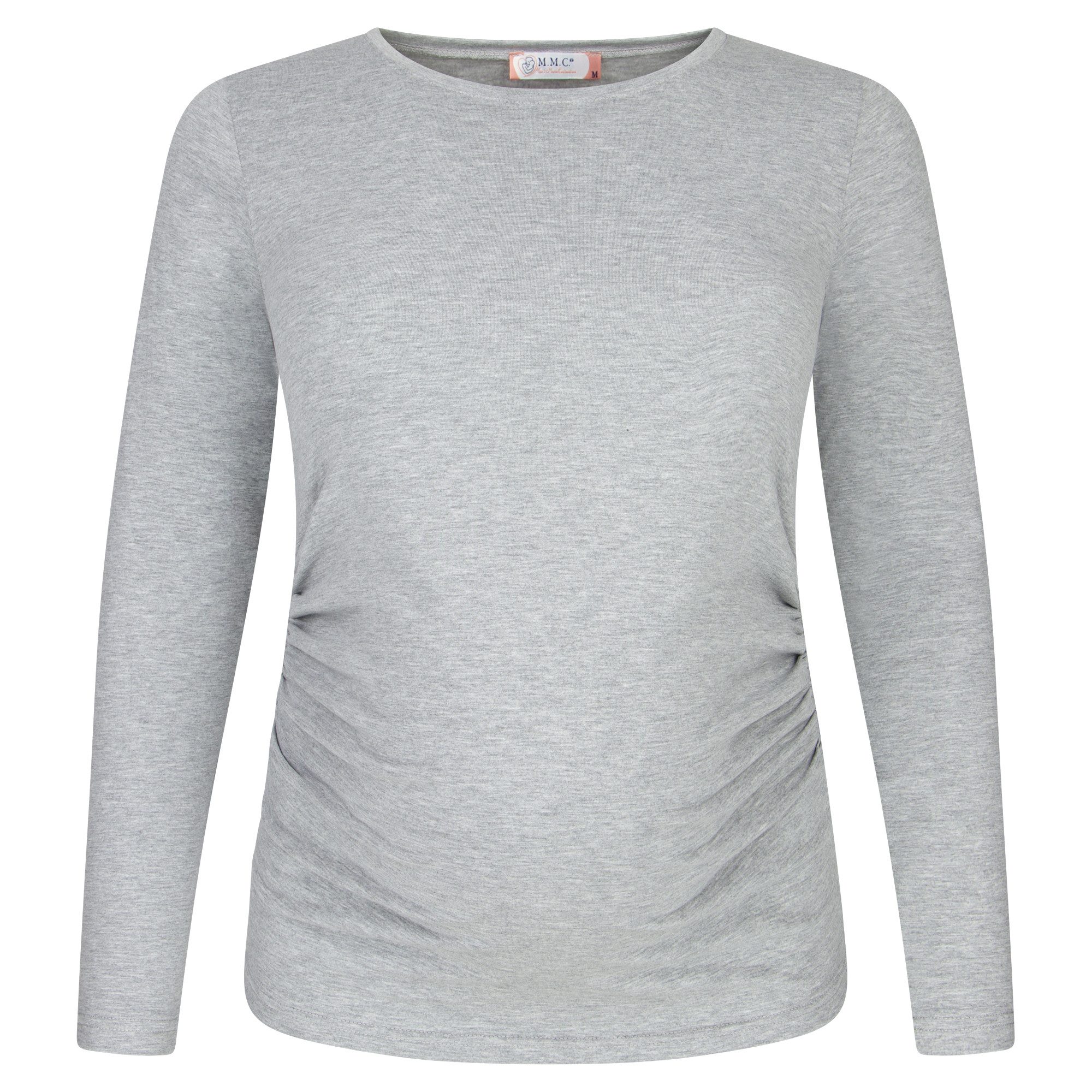 M.M.C. Umstandsshirt Langarm Basic Umstandsmode (3-tlg)